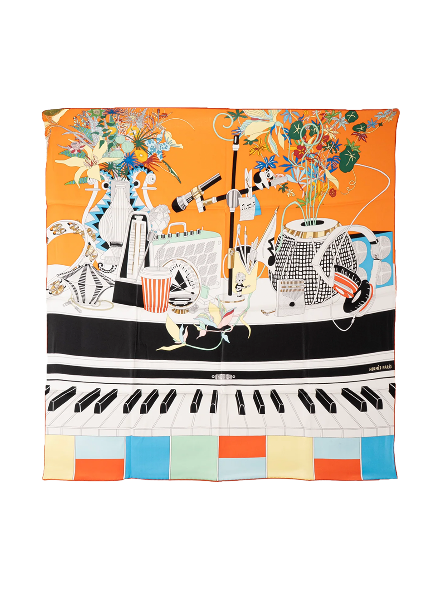 PRE-LOVED HERMÈS VINTAGE EN STUDIO SCARF