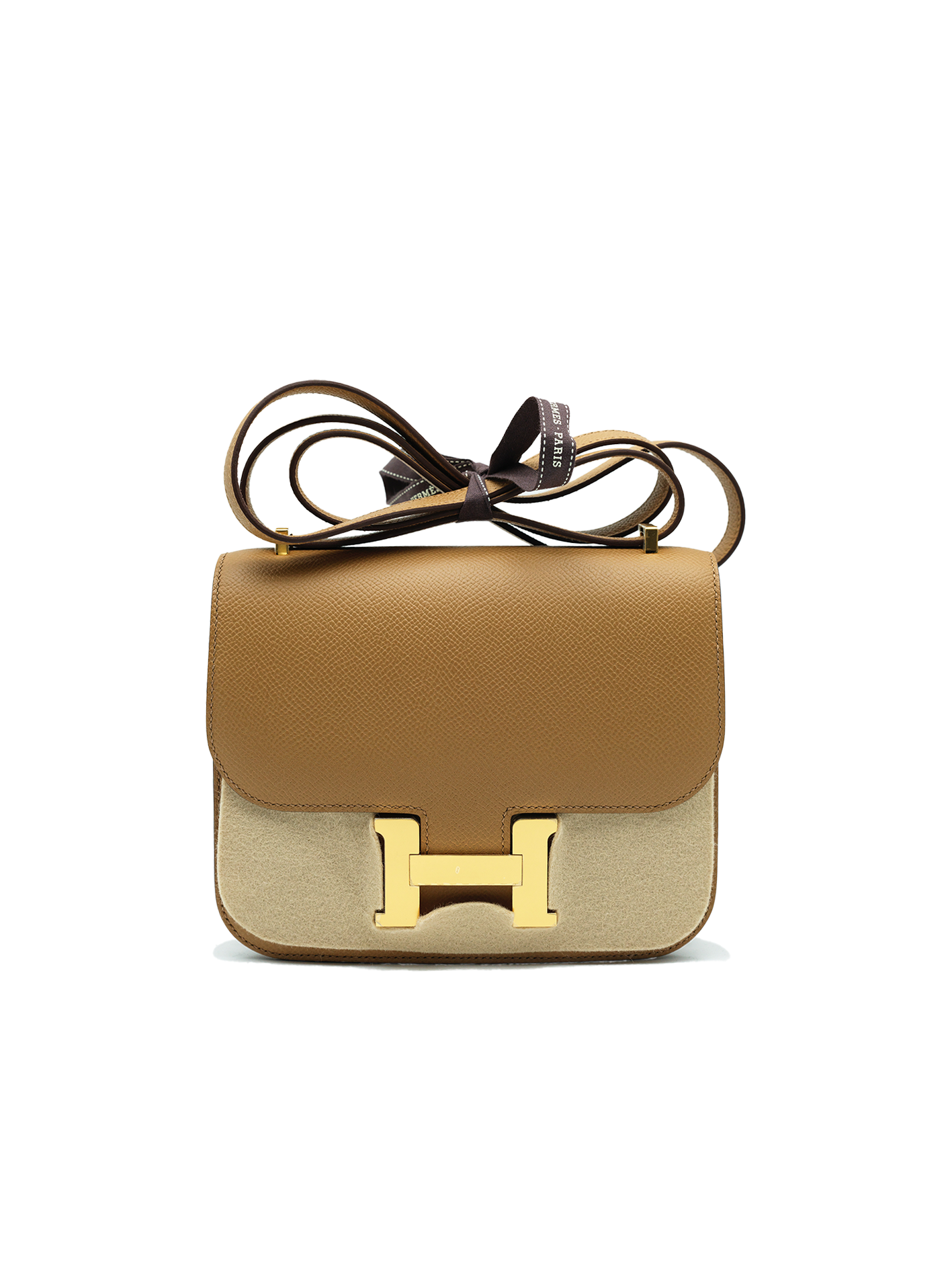 NEW HERMÈS CONSTANCE 19 EPSOM BISCUIT GHW