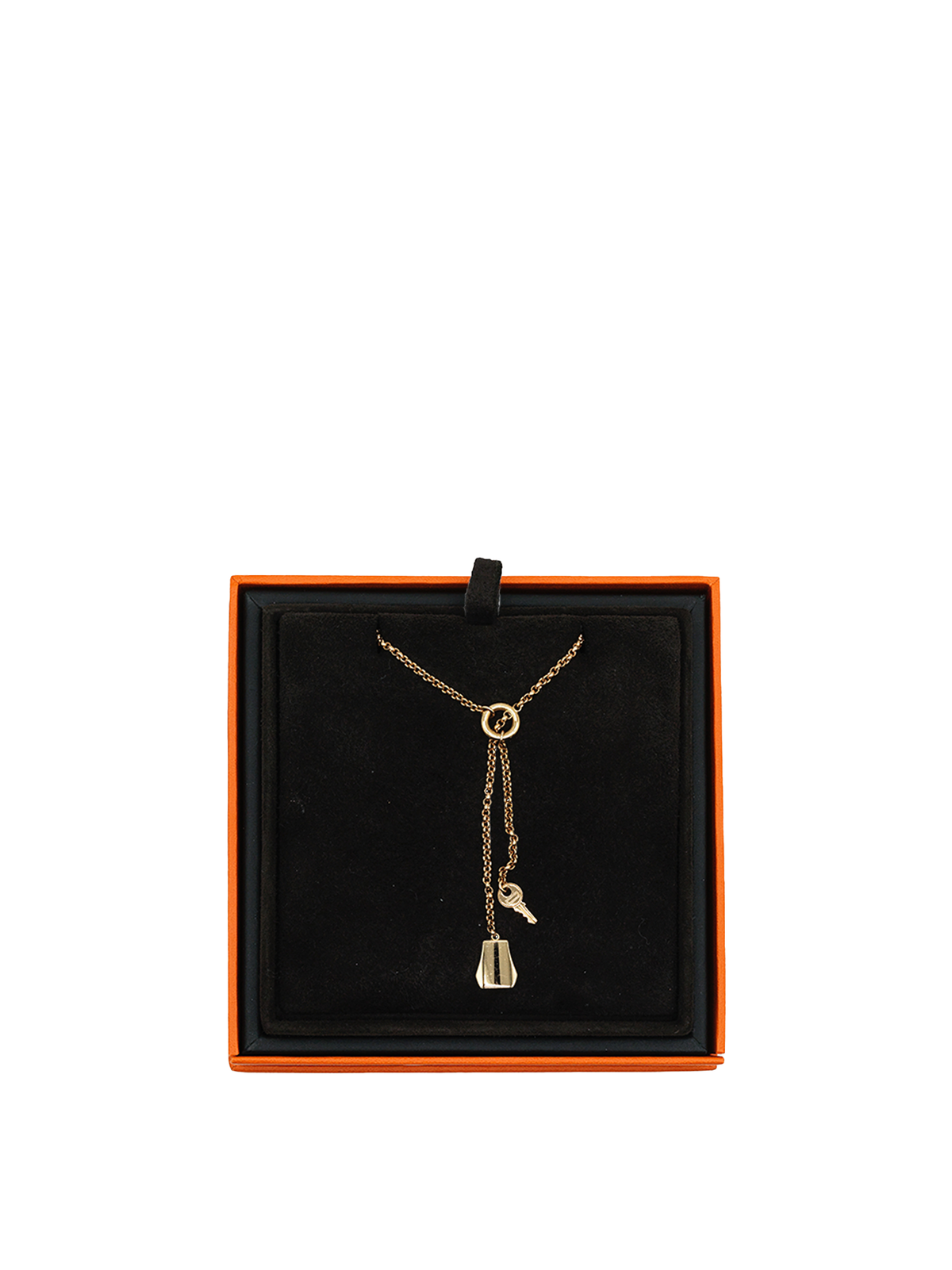 PRE-LOVED HERMÈS KELLY CLOCHETTE NECKLACE RGHW