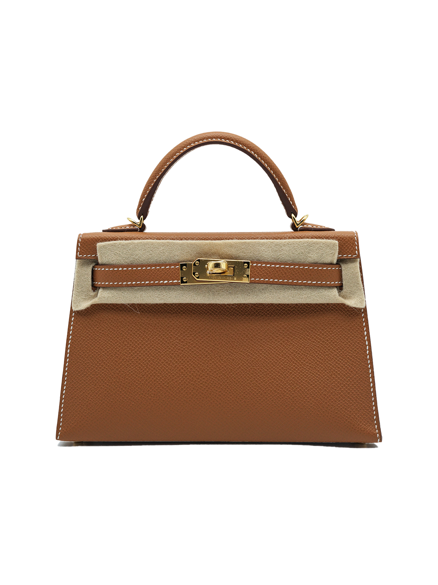 NEW HERMÈS MINI KELLY II EPSOM GOLD GHW