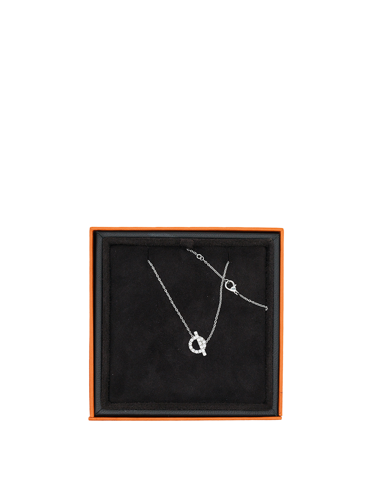 PRE-LOVED HERMÈS FINESSE PENDANT WITH DIAMOND WGHW