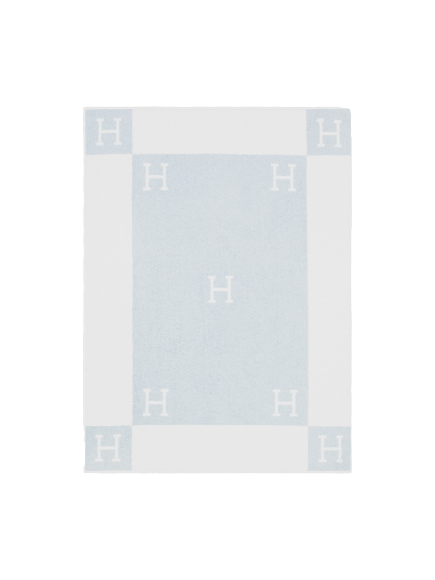NEW HERMÈS AVALON TOWEL BLEU GLACIER