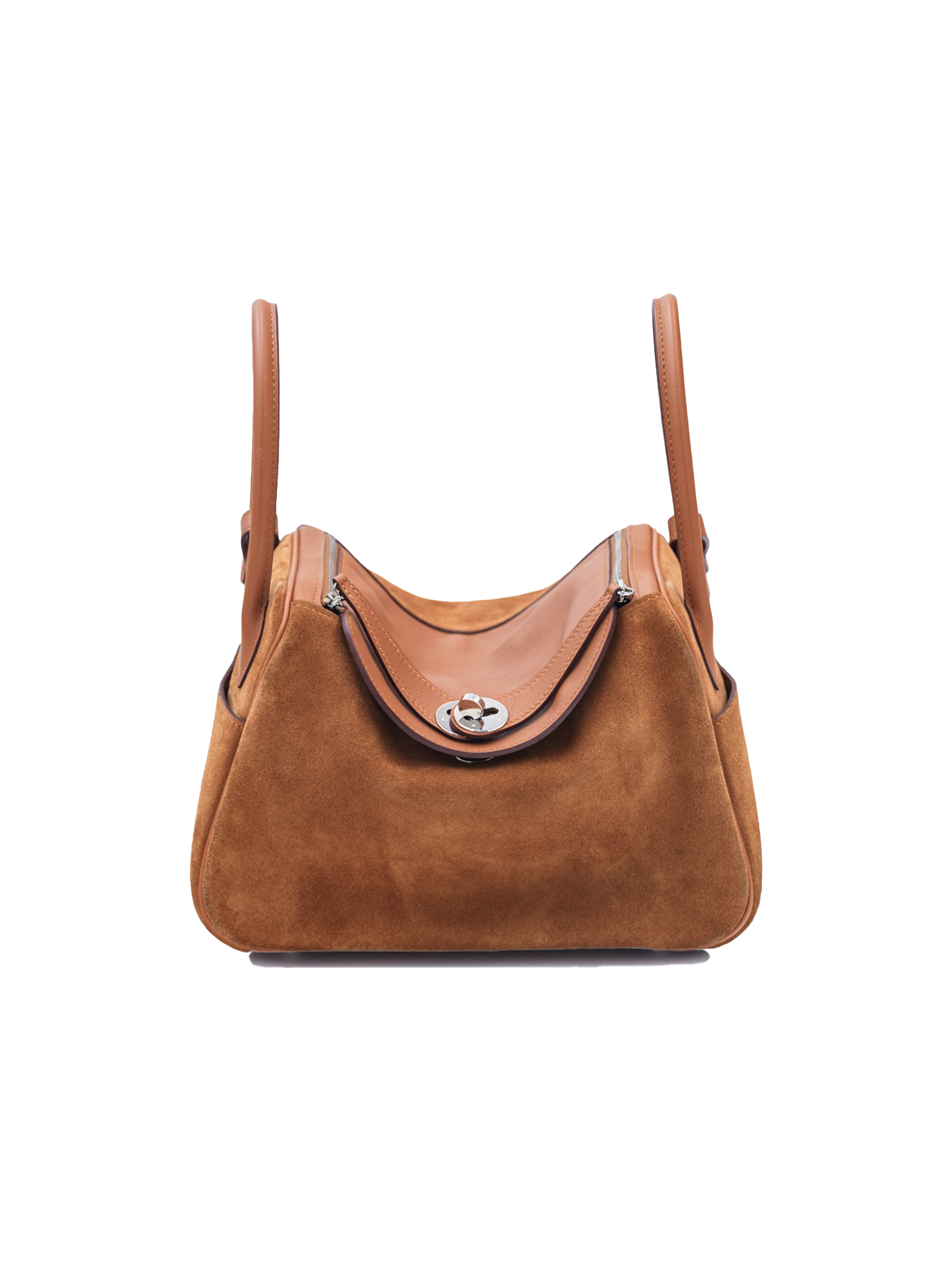 PRE-LOVED HERMÈS LINDY 26 SUEDE/ SWIFT GOLD PHW