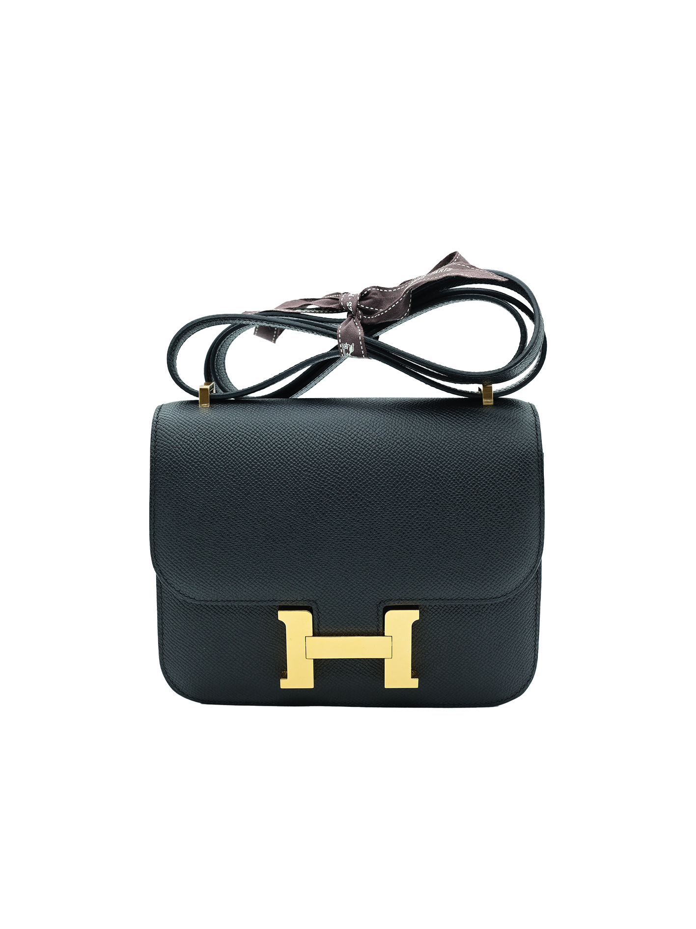 PRE-LOVED HERMÈS CONSTANCE 19 EPSOM BLACK GHW