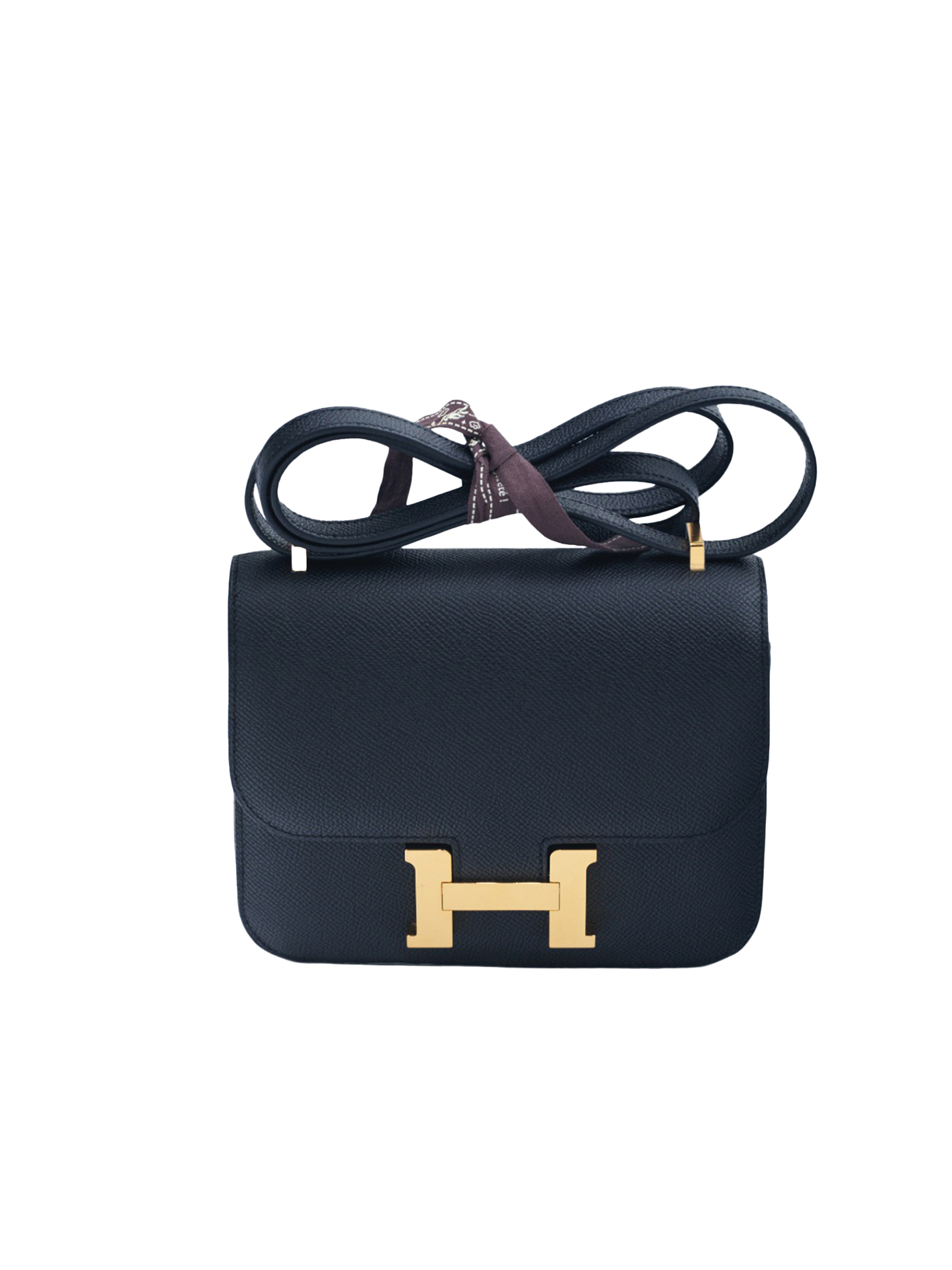 PRE-LOVED HERMÈS CONSTANCE 19 EPSOM BLACK GHW