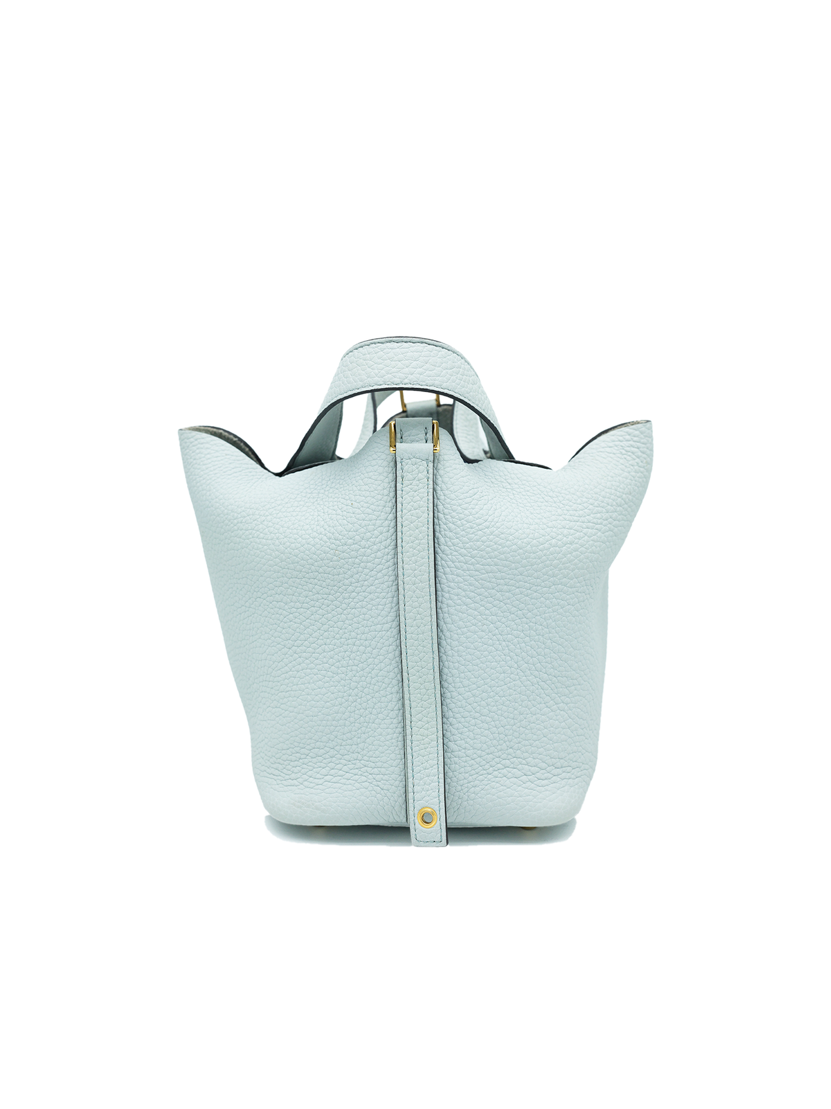 PRE-LOVED HERMÈS PICOTIN 18 TAURILLON CLEMENCE BLUE PALE GHW