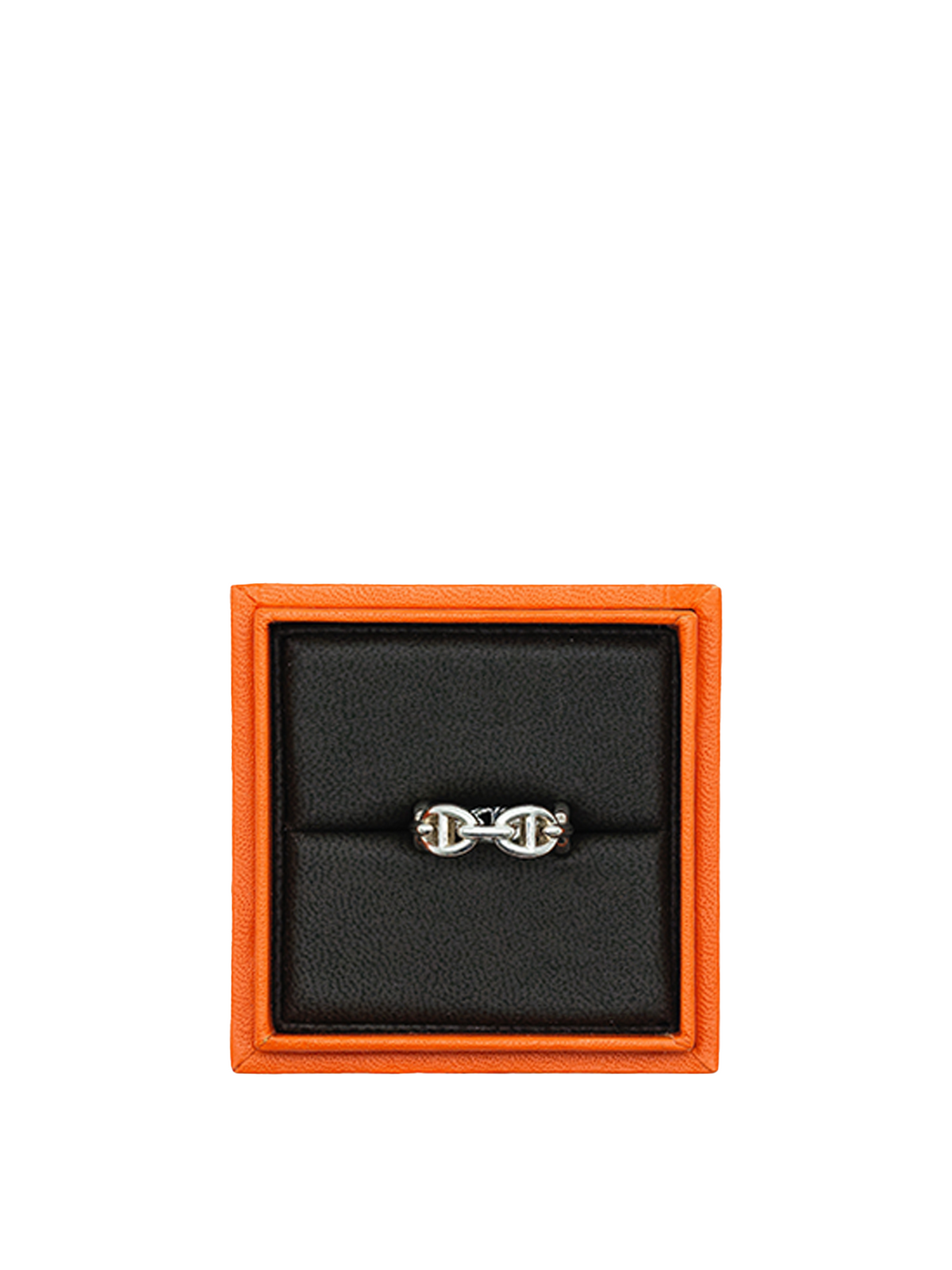 PRE-LOVED HERMÈS CHAINE D'ANCRE ENCHAINNEE RING PHW