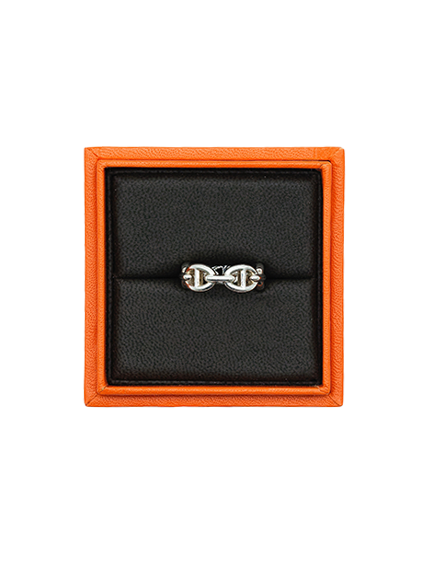 PRE-LOVED HERMÈS CHAINE D'ANCRE ENCHAINNEE RING PHW
