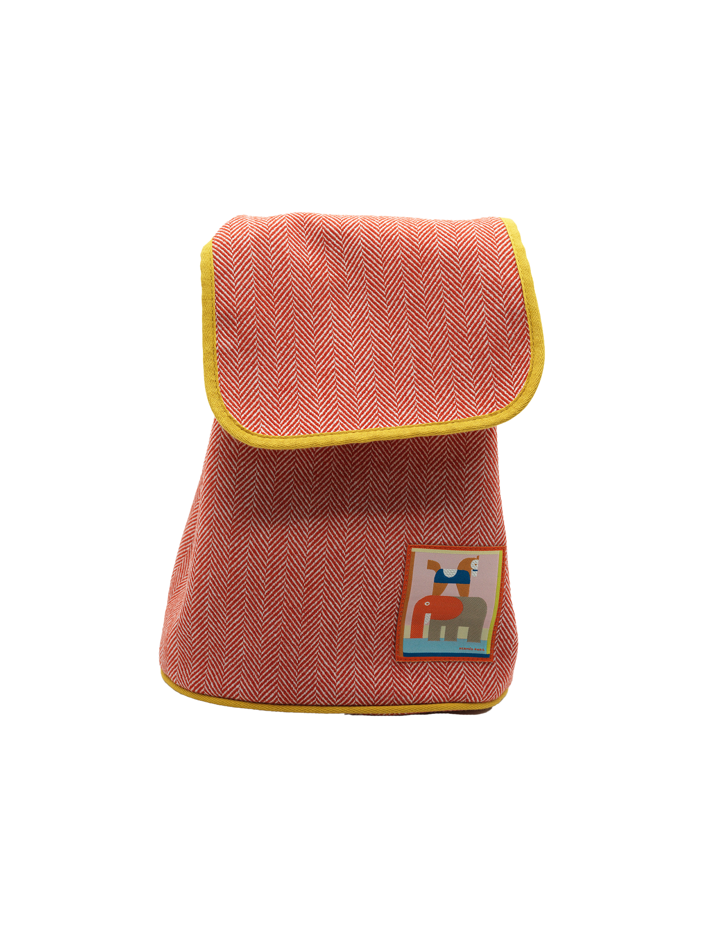 NEW HERMÈS BACKPACK ANIMAUX BLO TOILE TUILE PHW