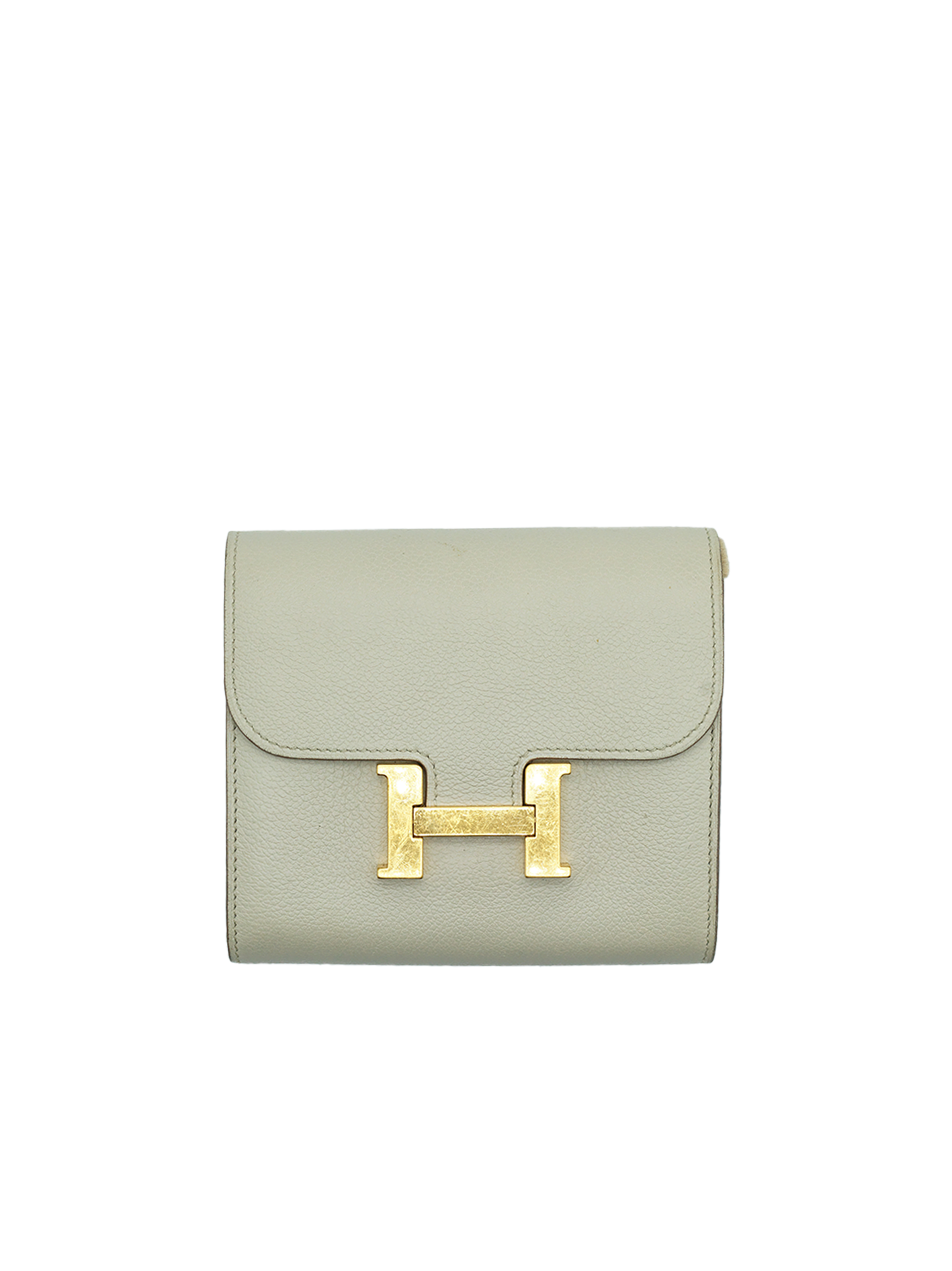 PRE-LOVED HERMÈS CONSTANCE COMPACT TOGO BETON GHW