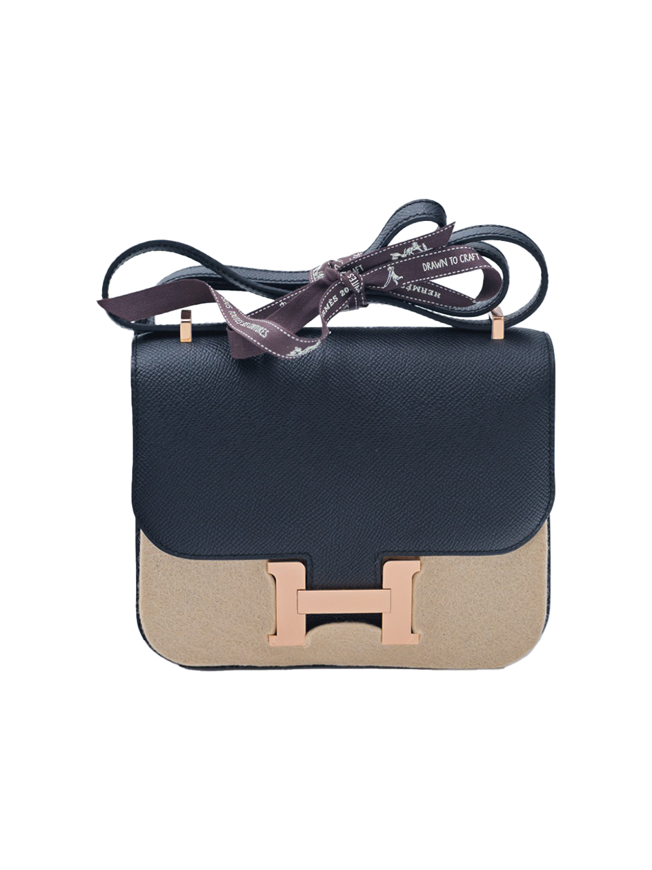NEW HERMES CONSTANCE 19 EPSOM BLACK RGHW