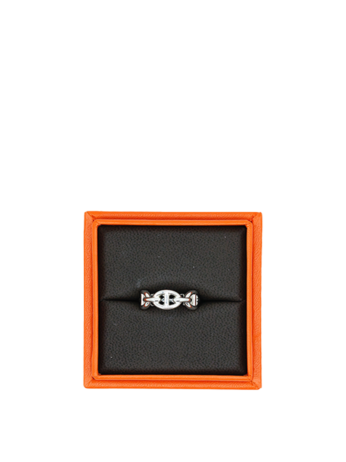 PRE-LOVED HERMÈS CHAINE D'ANCRE ENCHAINNEE RING PHW