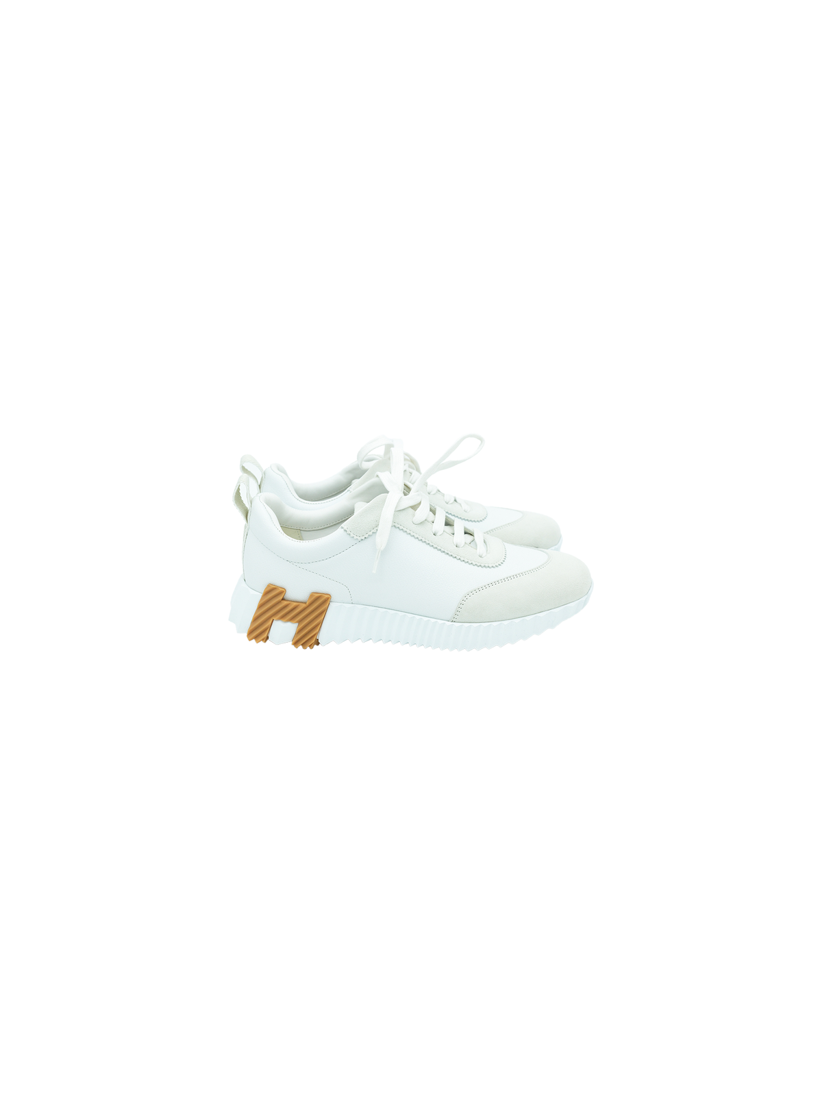 NEW HERMÈS BOUNCING SNEAKER WHITE