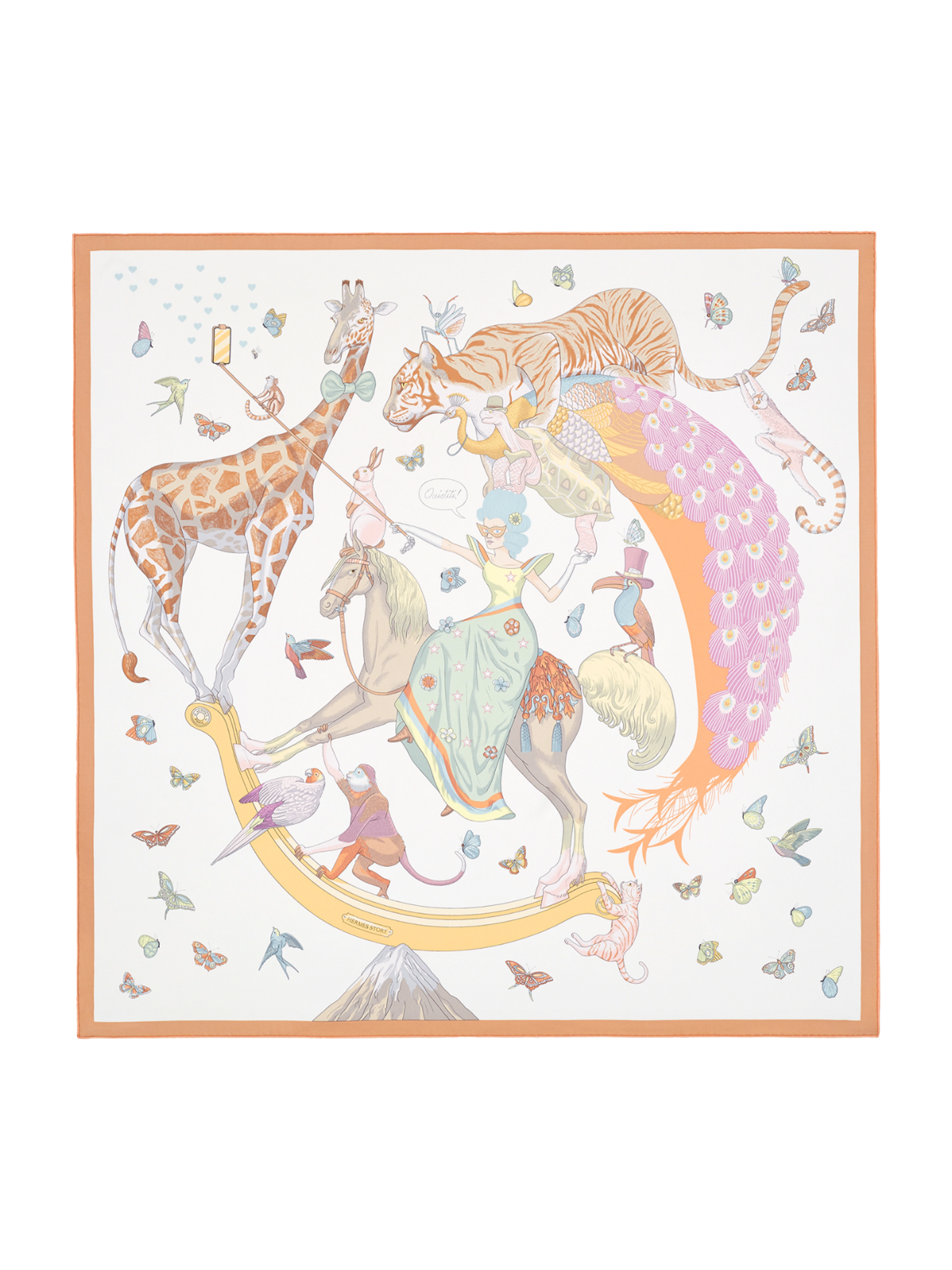 NEW HERMÈS CARRE HERMÈS STORY SCARF
