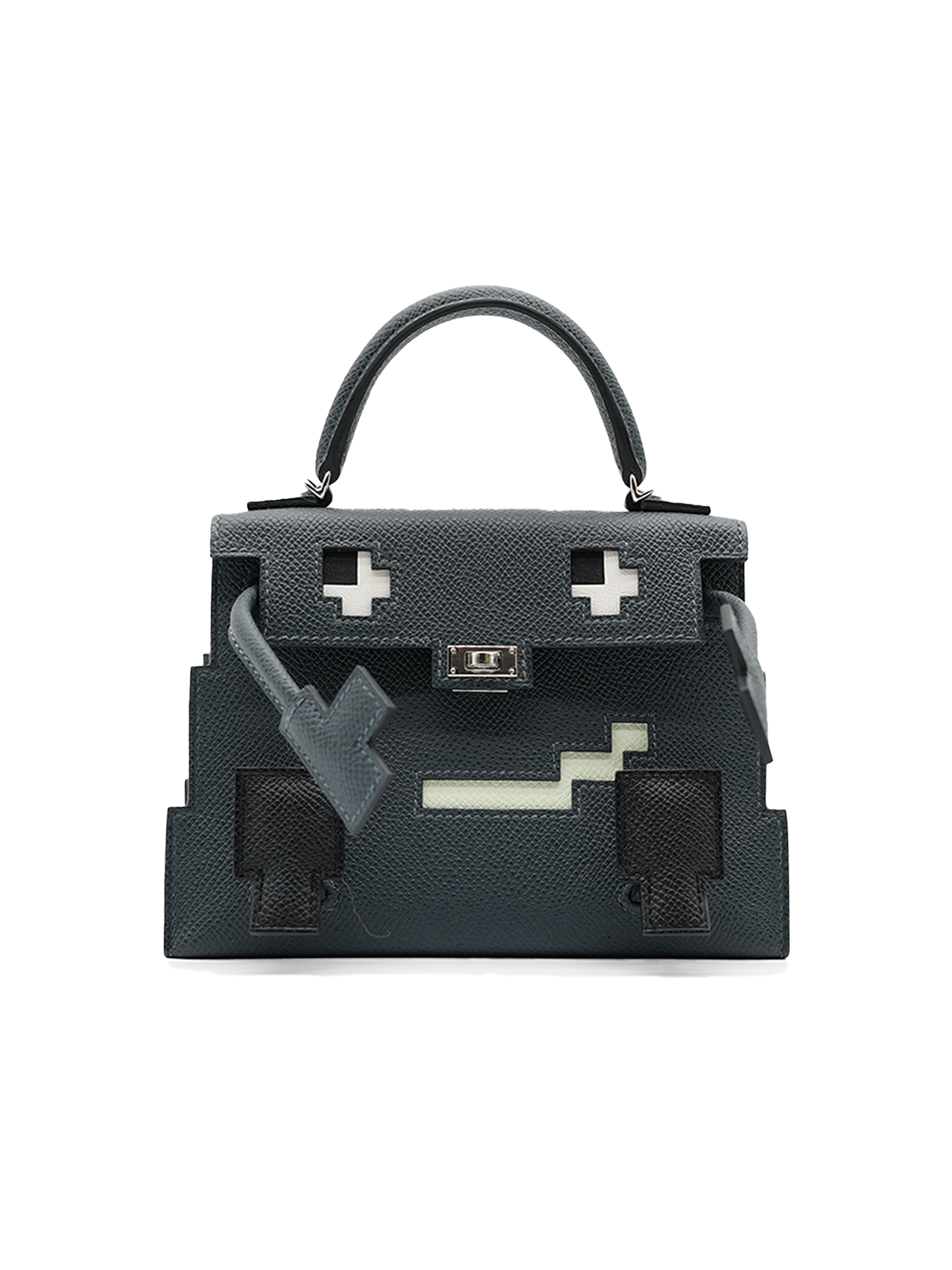 NEW HERMÈS KELLY DOLL EPSOM GRIS MISTY PHW