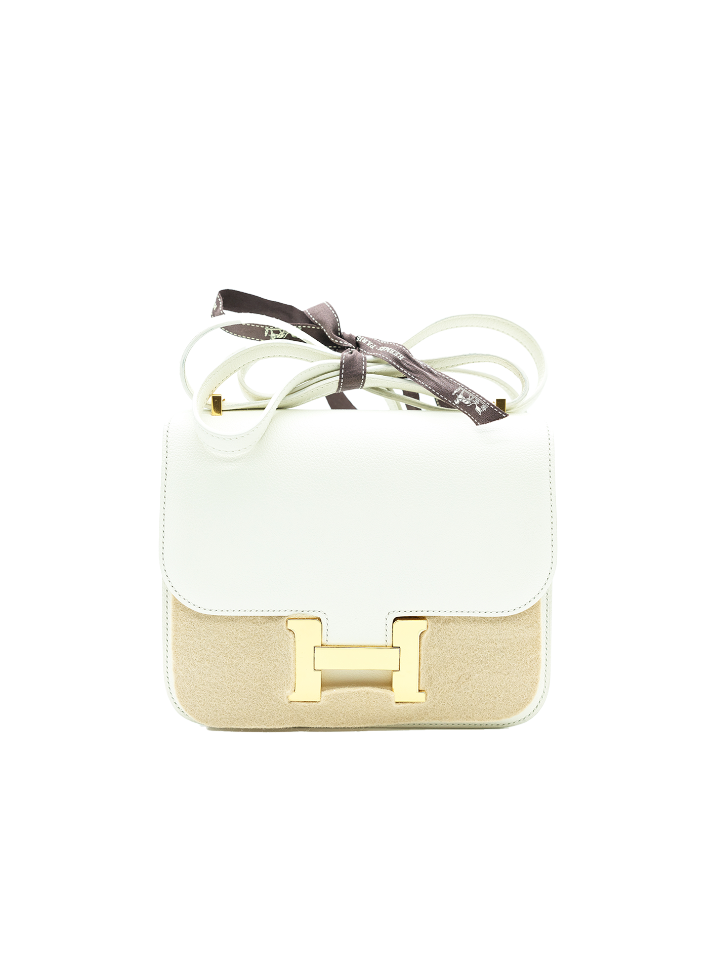 PRE-LOVED HERMÈS CONSTANCE 19 EVERCOLOR BLANC GHW