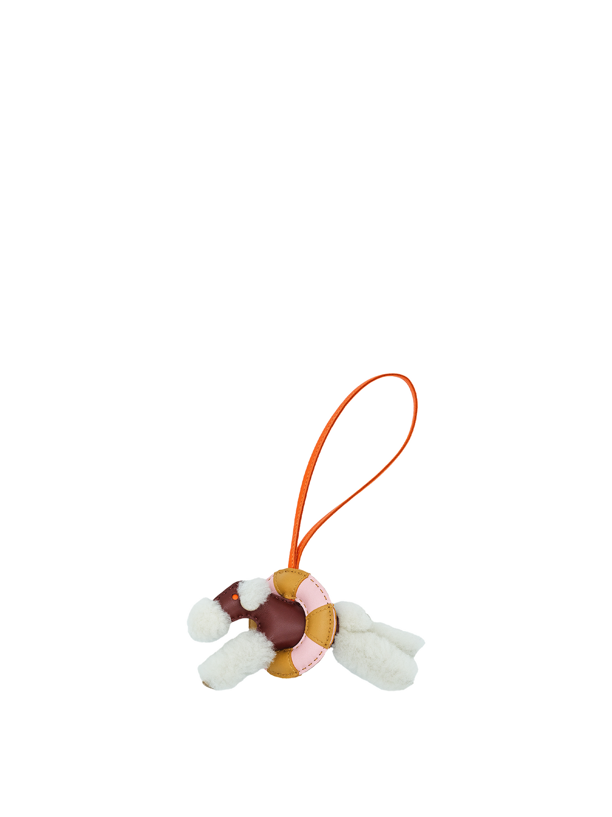 NEW HERMÈS BUDY A LA MER CHARM ÉCRU / ROUGE H / FEU / SÉSAME / ROSE SAKURA SWIFT