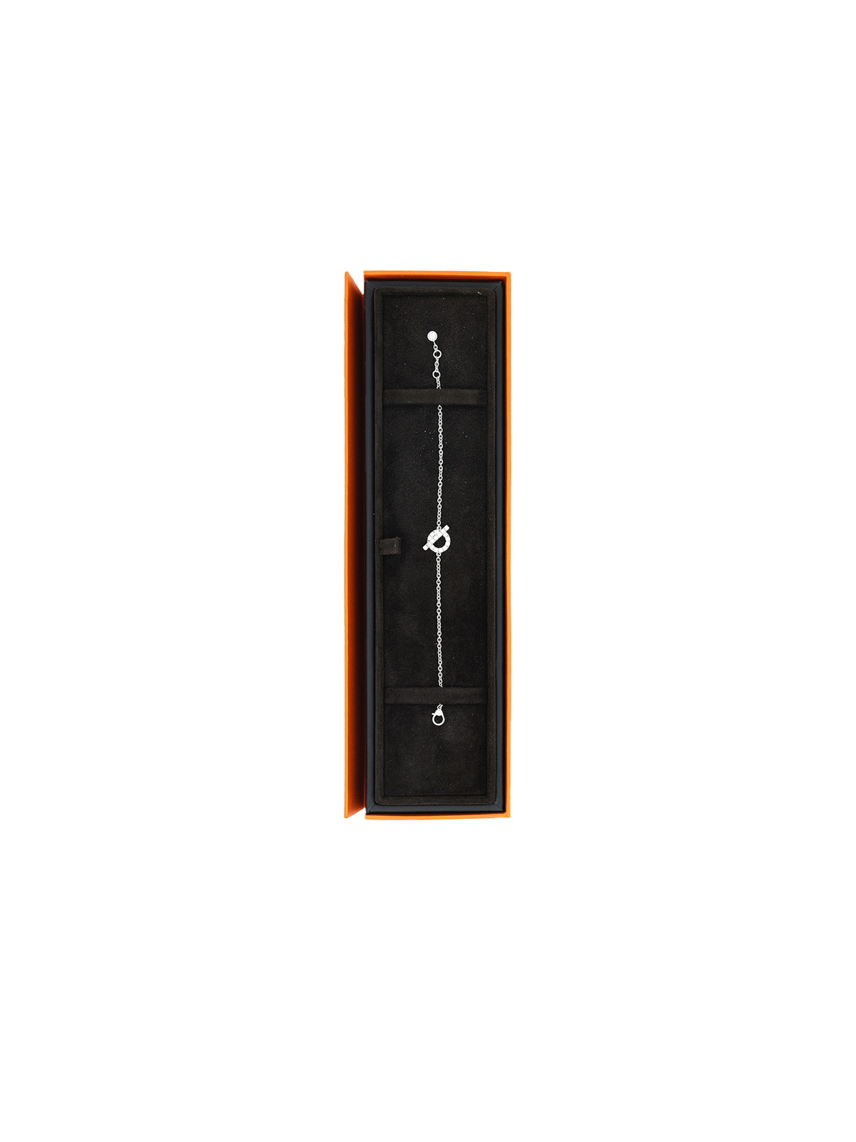 PRE-LOVED HERMÈS FINESSE BRACELET WITH DIAMOND WHITE GOLD