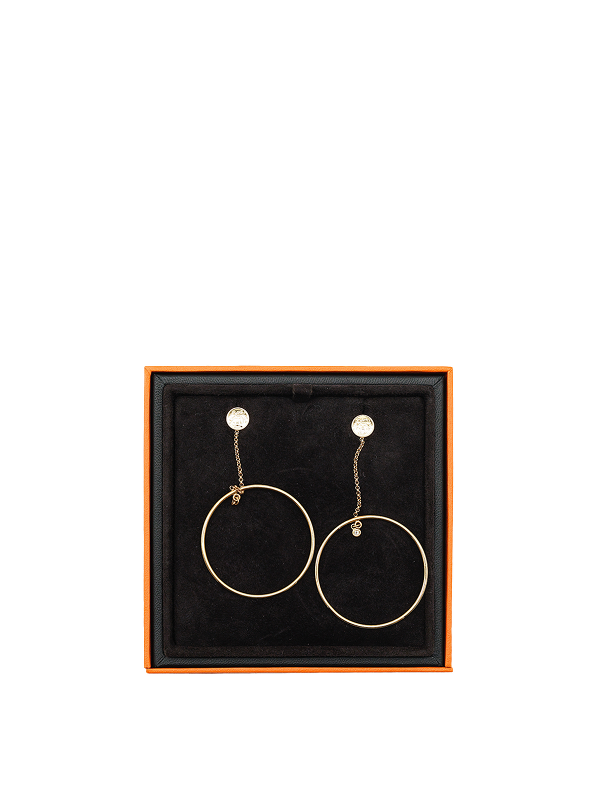 PRE-LOVED HERMÈS EX-LIBRIS EARRING RGHW