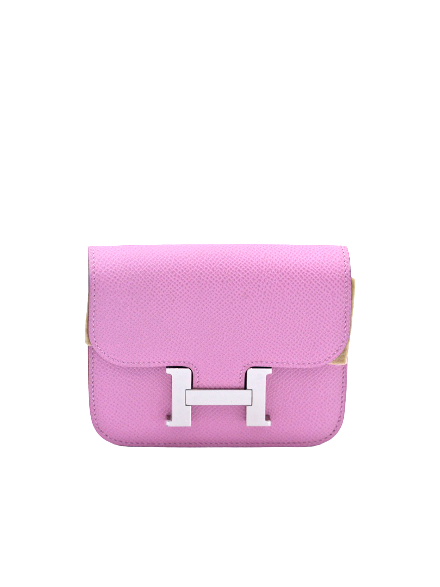 NEW HERMÈS CONSTANCE SLIM EPSOM MAUVE PALE PHW