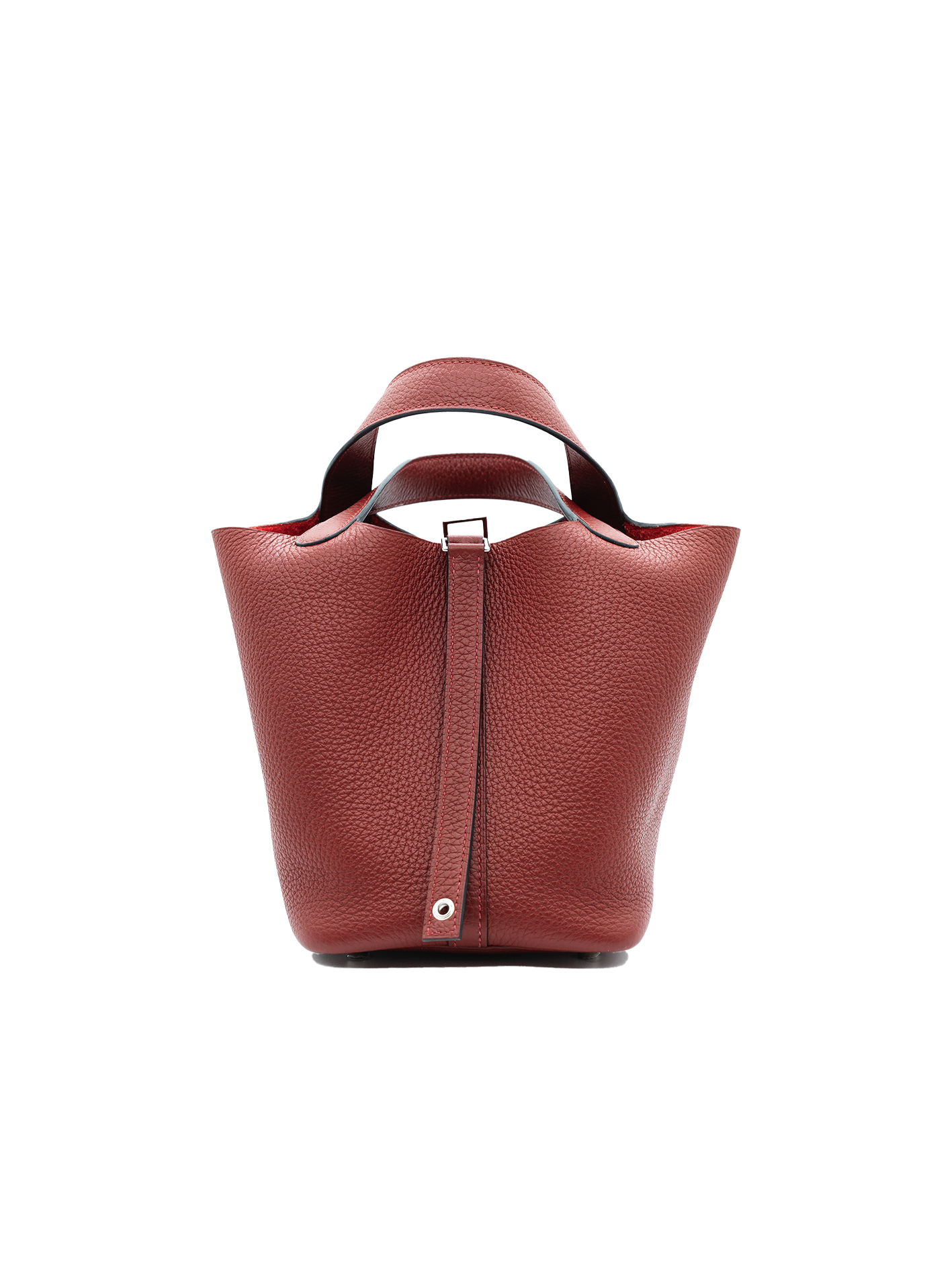 PRE-LOVED HERMÈS PICOTIN 18 TAURILLON CLEMENCE ROUGE H PHW