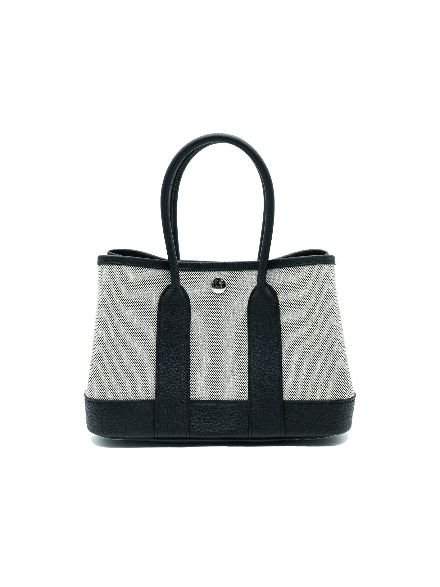 NEW HERMÈS MINI GARDEN PARTY NEGONDA/ TOILE BLACK PHW