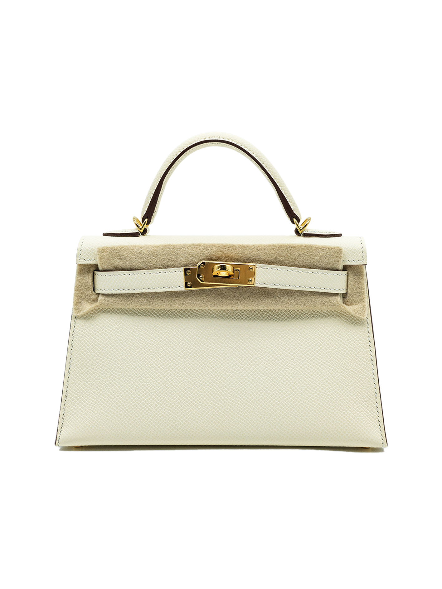 PRE-LOVED HERMÈS MINI KELLY II EPSOM NATA GHW