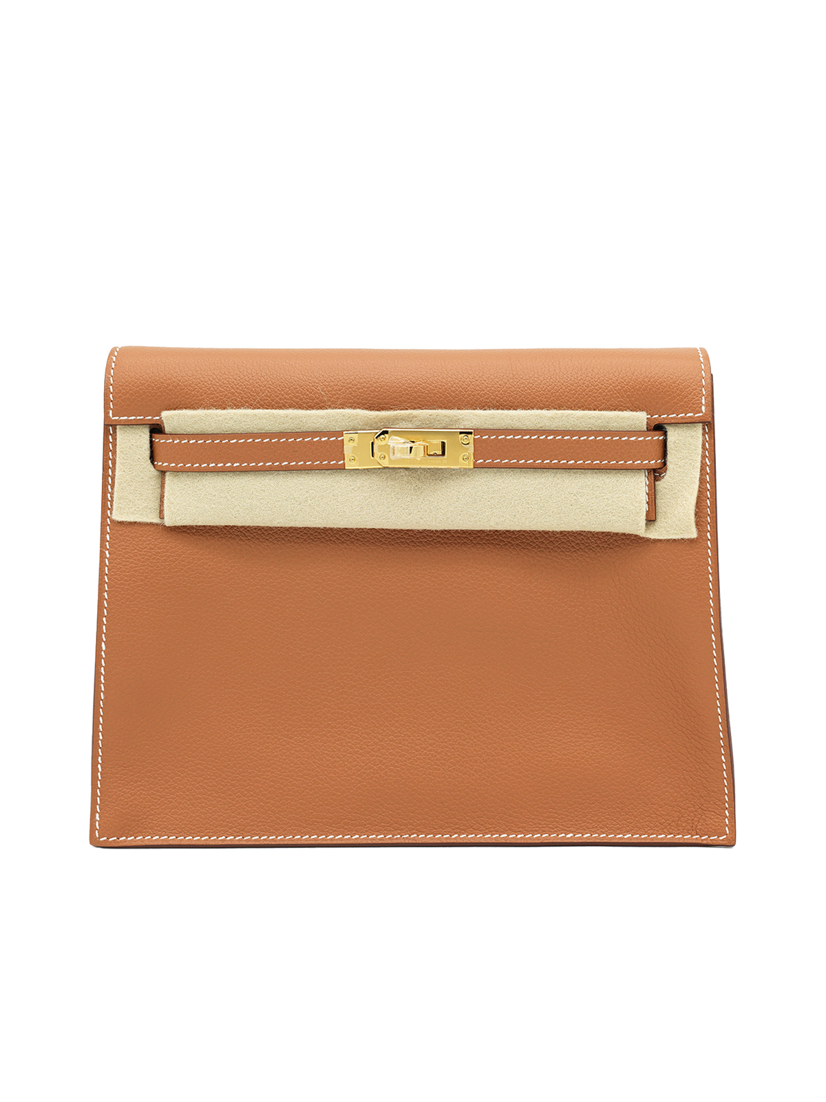 NEW HERMÈS KELLY DANSE EVERCOLOR GOLD GHW