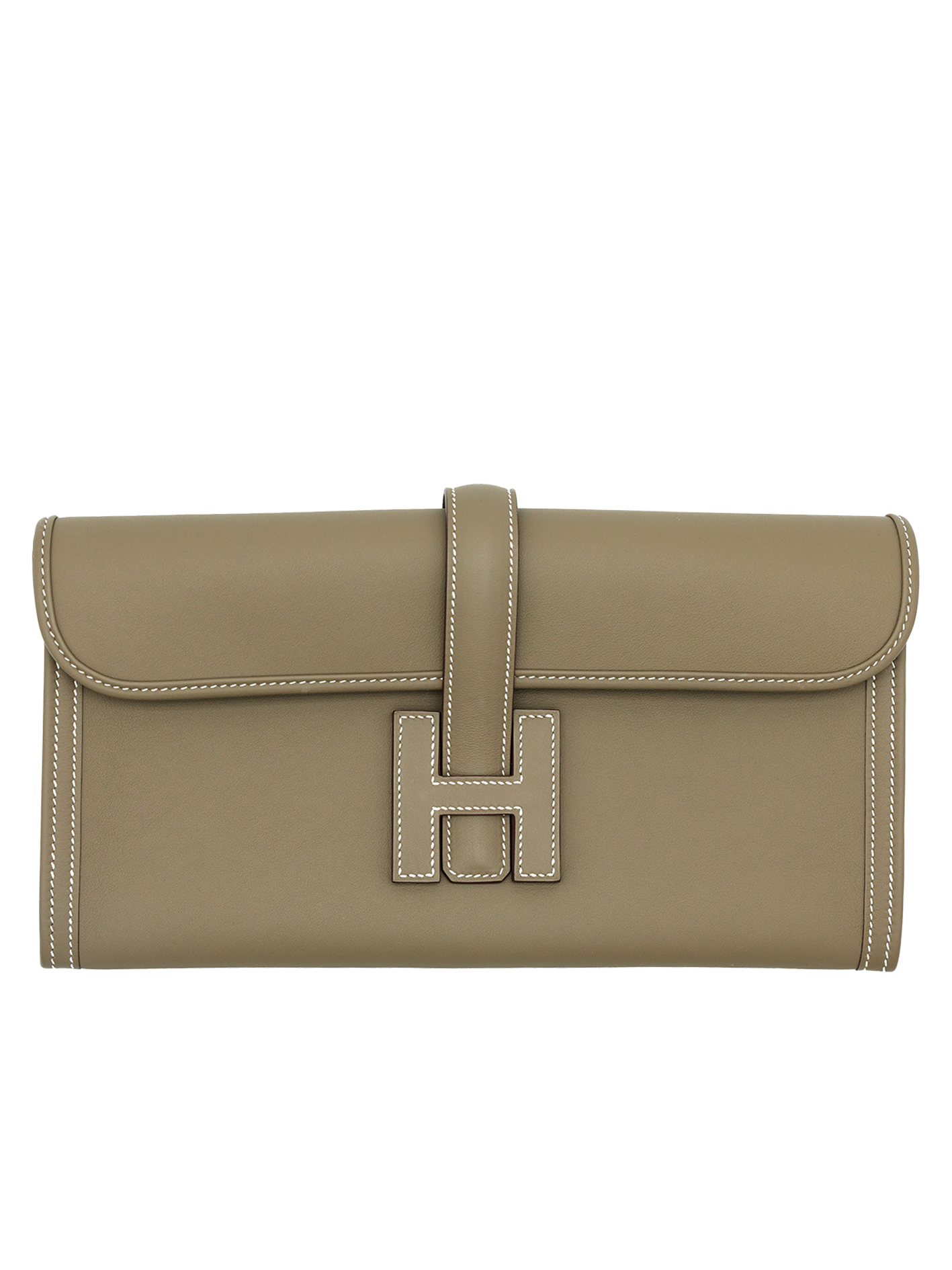 NEW HERMÈS POCHETTE JIGE ELAN SWIFT ETOUPE