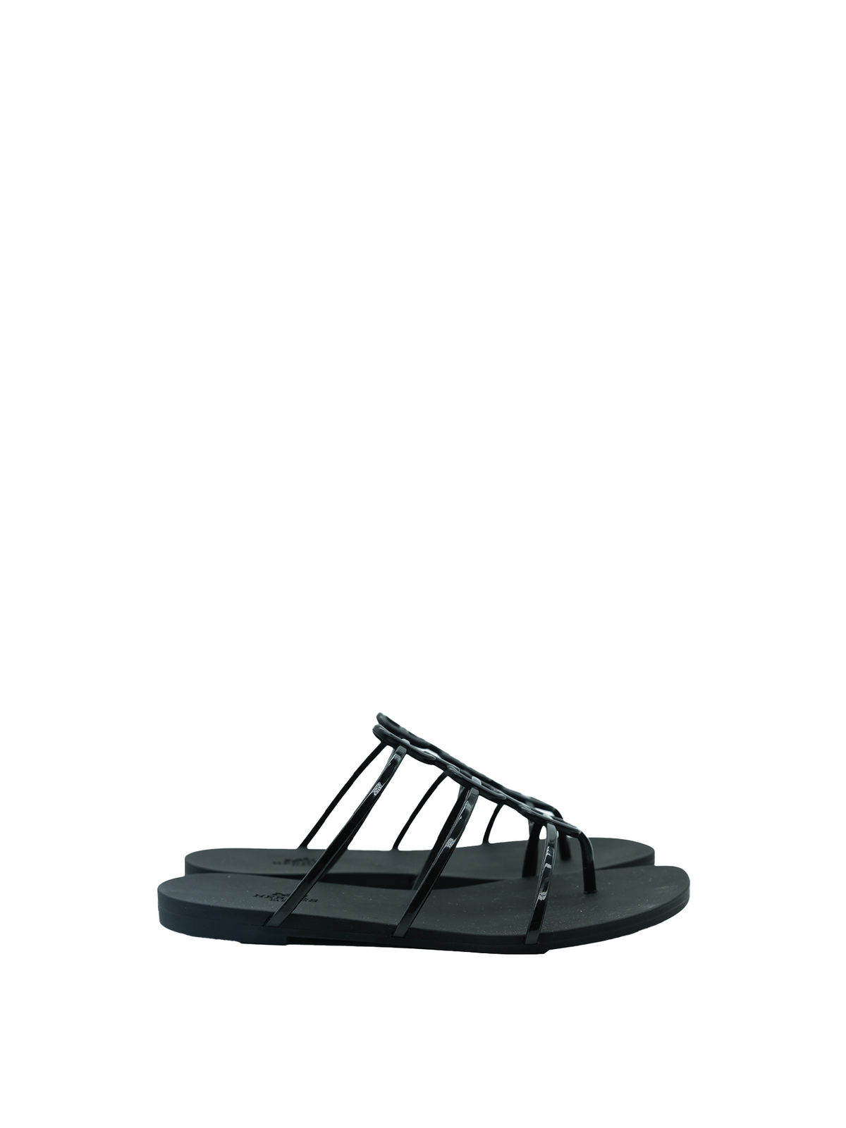 NEW HERMÈS MYKONOS SANDAL BLACK
