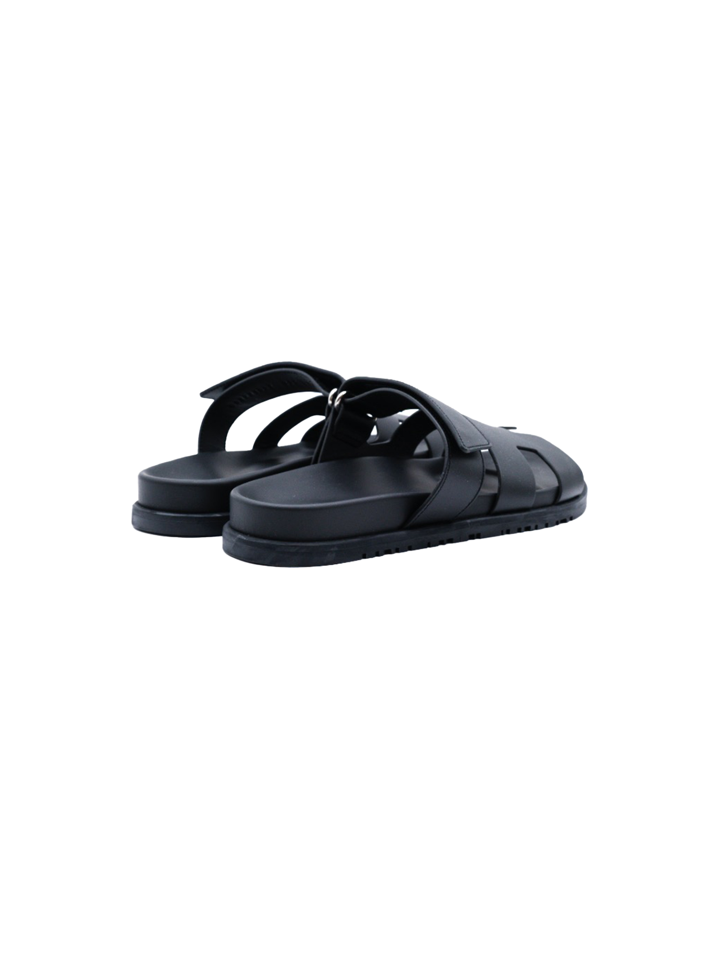NEW HERMÈS CHYPRE SANDAL BLACK