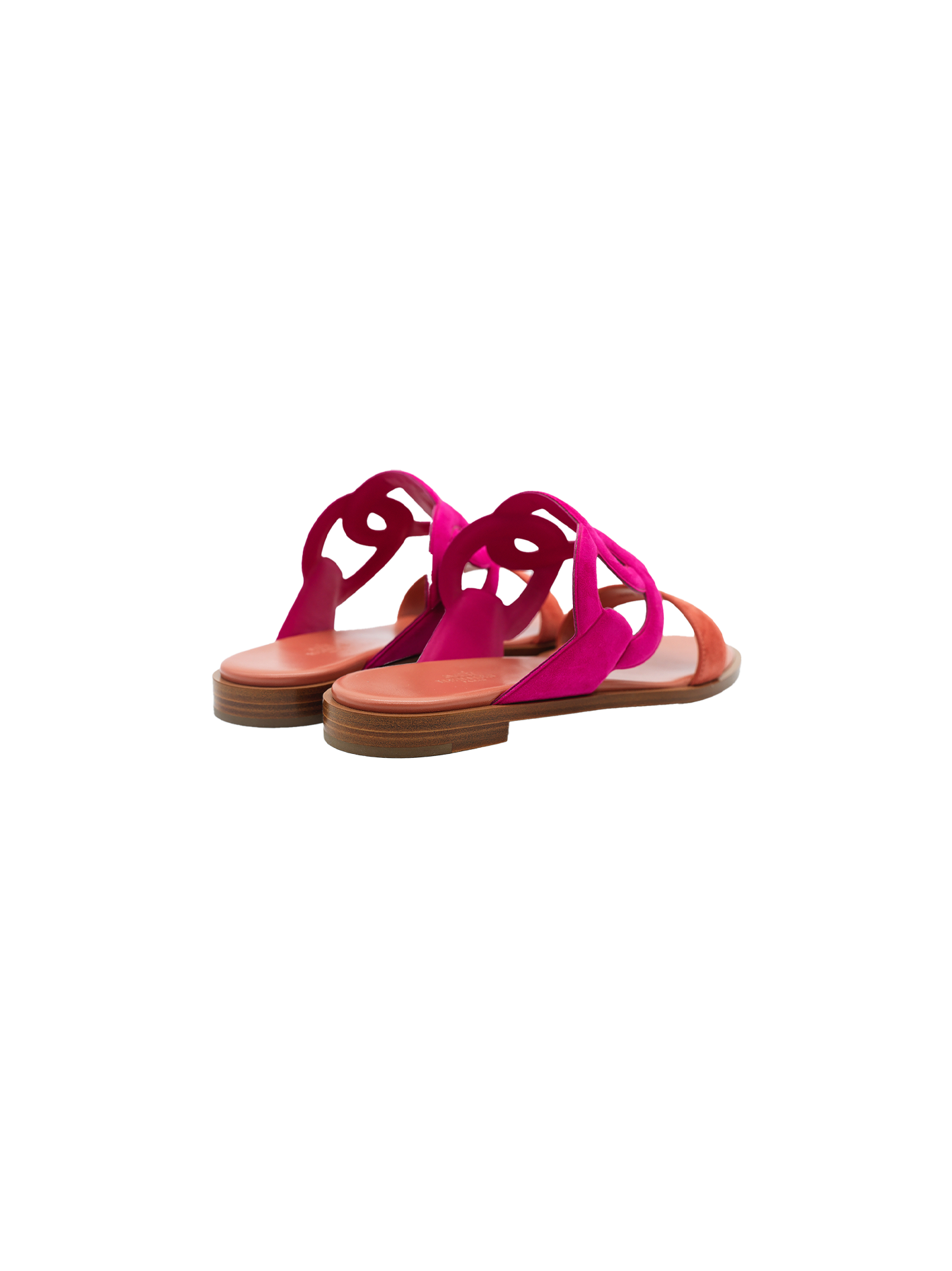 NEW HERMÈS LAGUNE SANDAL ROSE SAKURA/ ROUGE TOMETT