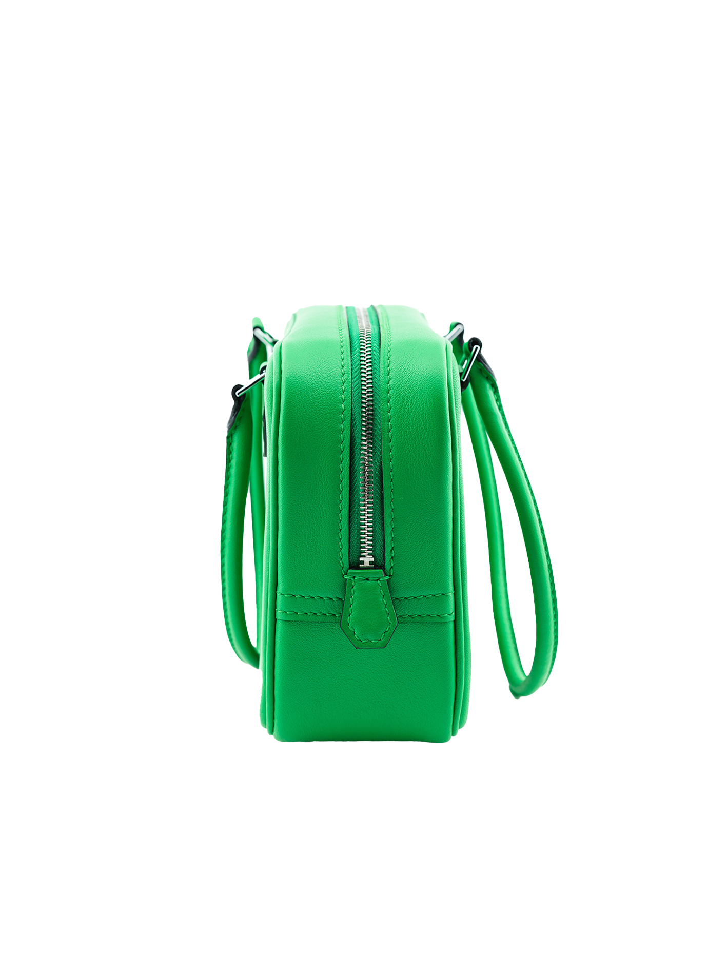 PRE-LOVED HERMÈS MINI PLUME SWIFT BAMBOO PHW