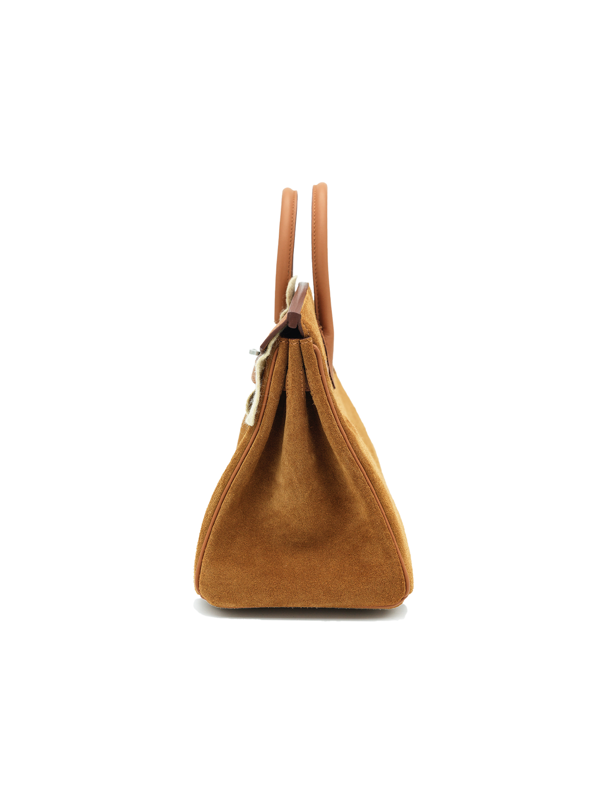NEW HERMÈS BIRKIN 25 SUEDE/ SWIFT GOLD PHW