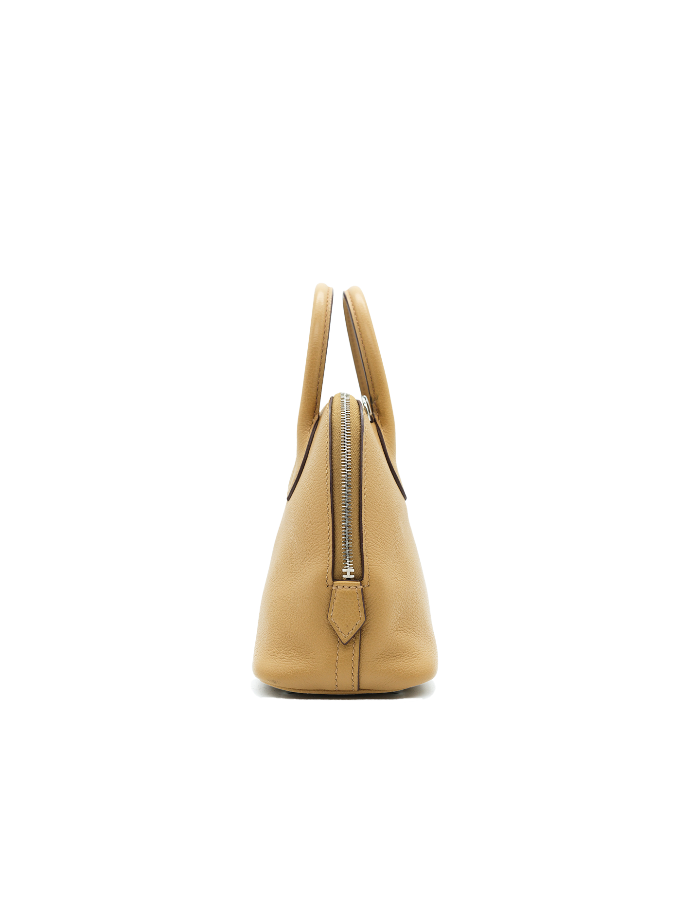 PRE-LOVED HERMÈS MINI BOLIDE EVERCOLOR BISCUIT PHW