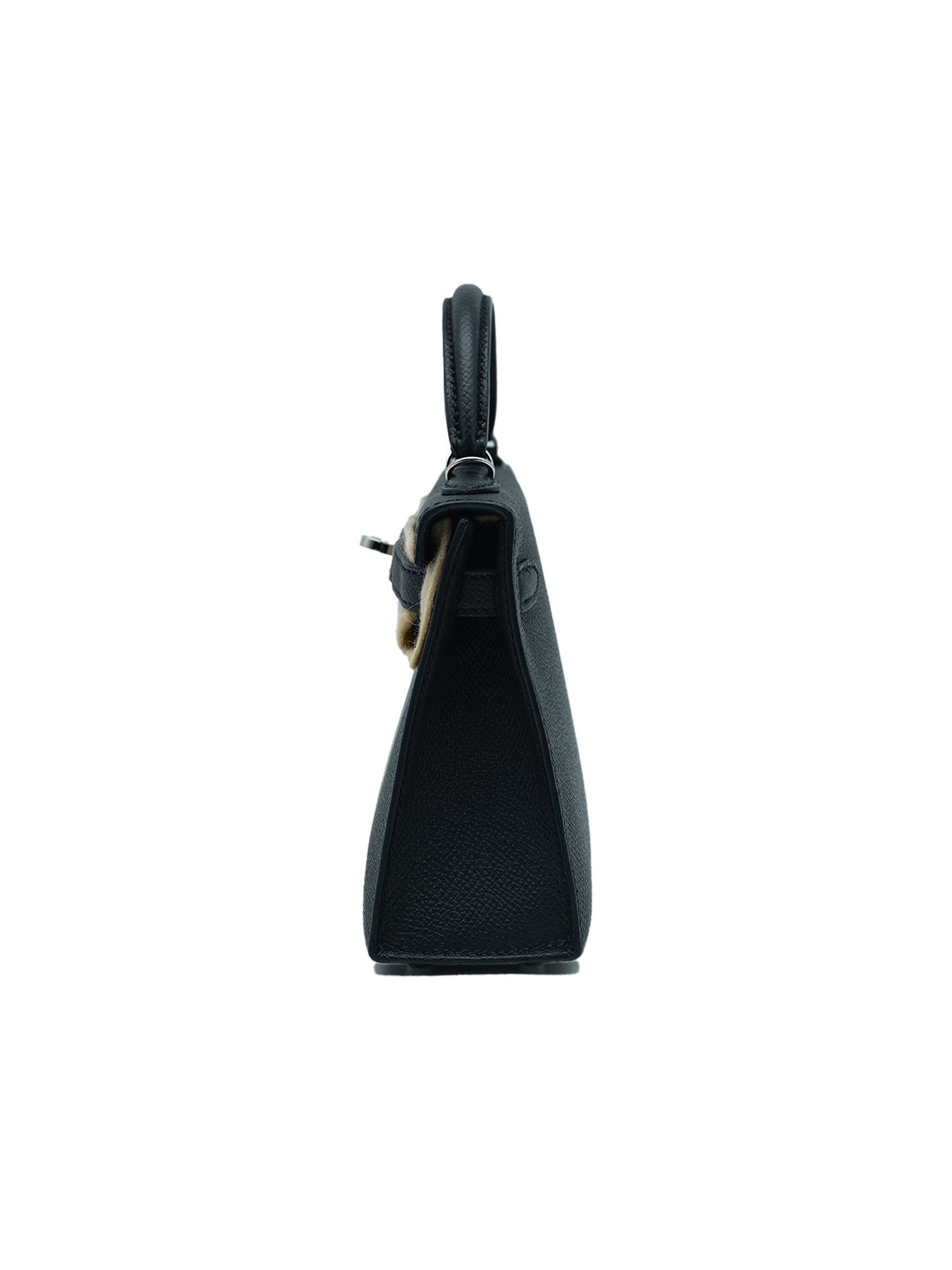 PRE-LOVED HERMÈS MINI KELLY II EPSOM BLACK PHW