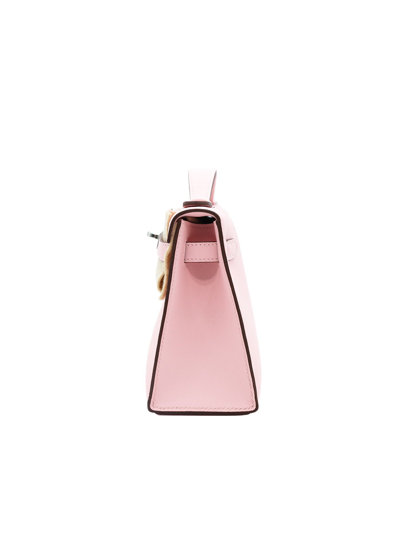 NEW HERMÈS KELLY POCHETTE SWIFT ROSE SAKURA PHW