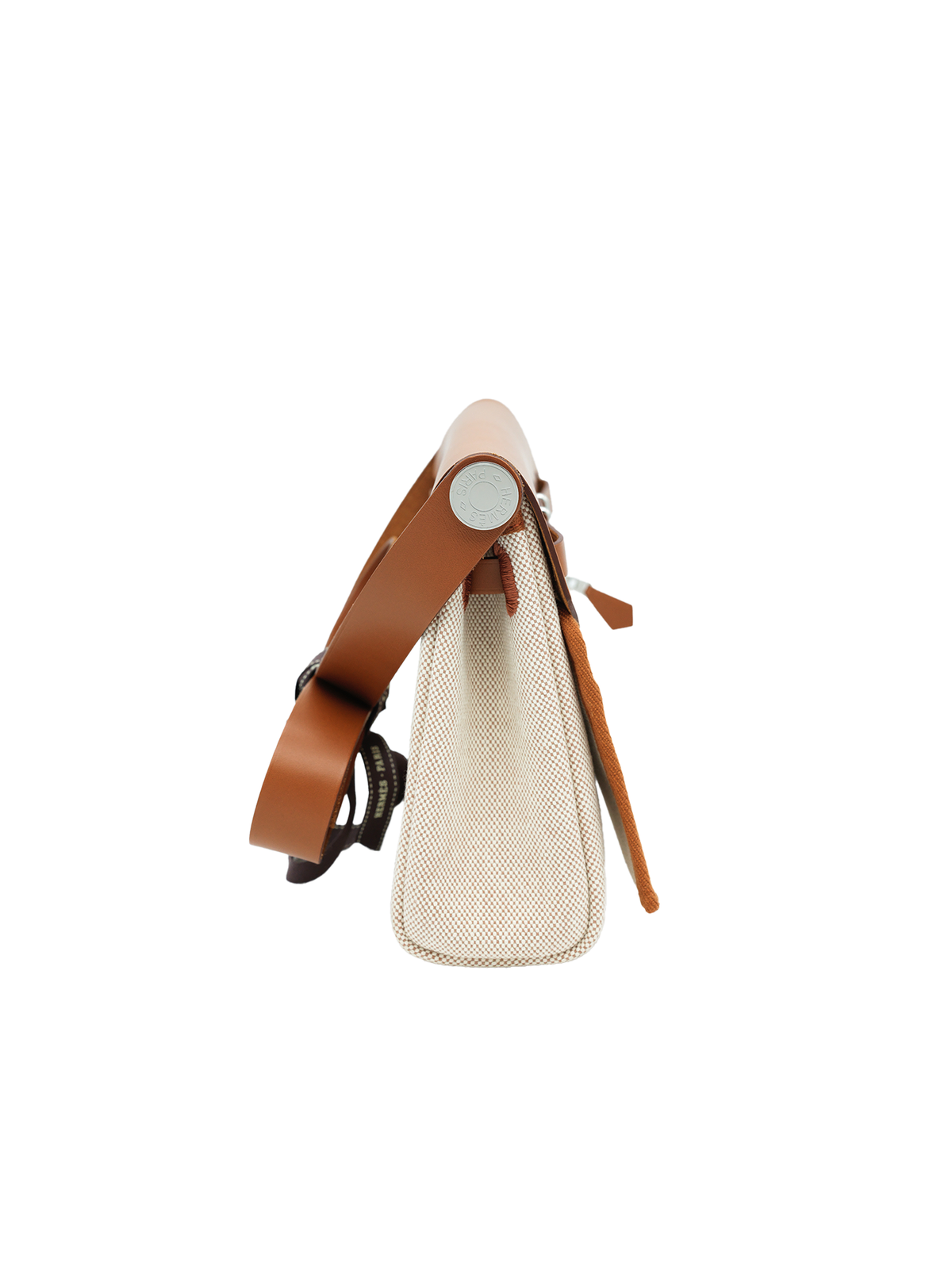 PRE-LOVED HERMÈS MINI HERBAG TOILE/ SWIFT GOLD PHW
