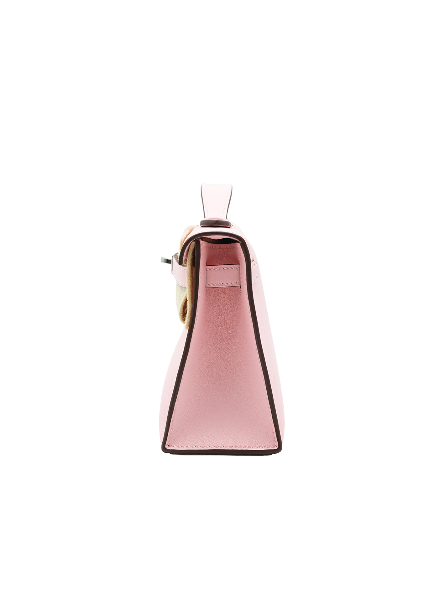 NEW HERMÈS KELLY POCHETTE SWIFT ROSE SAKURA PHW