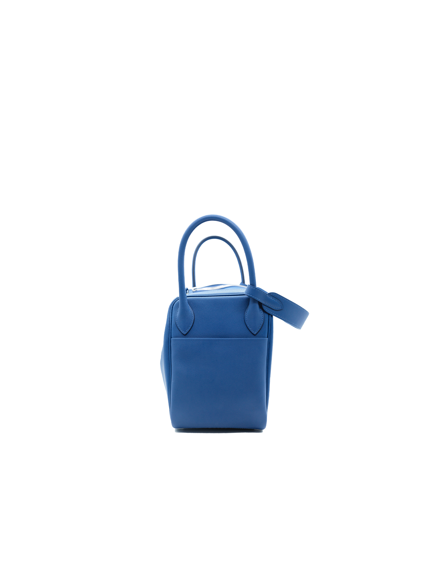 PRE-LOVED HERMÈS LINDY 30 SWIFT BLEU BRIGHTON/ CAPUCINE PHW