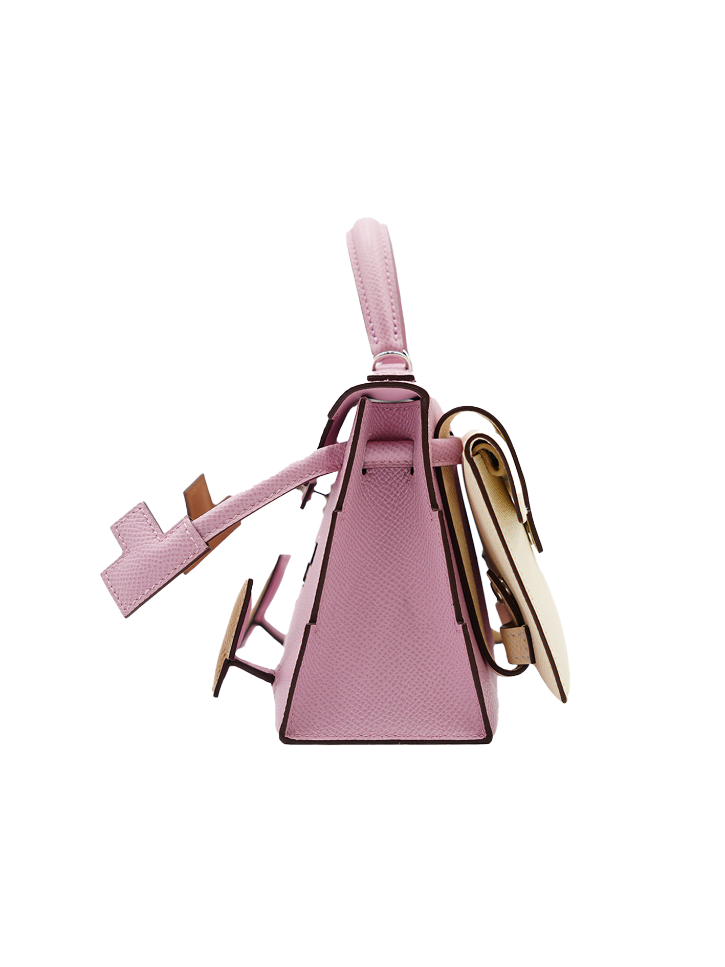 PRE-LOVED HERMÈS KELLY DOLL EPSOM MAUVE SYLVESTRE PHW