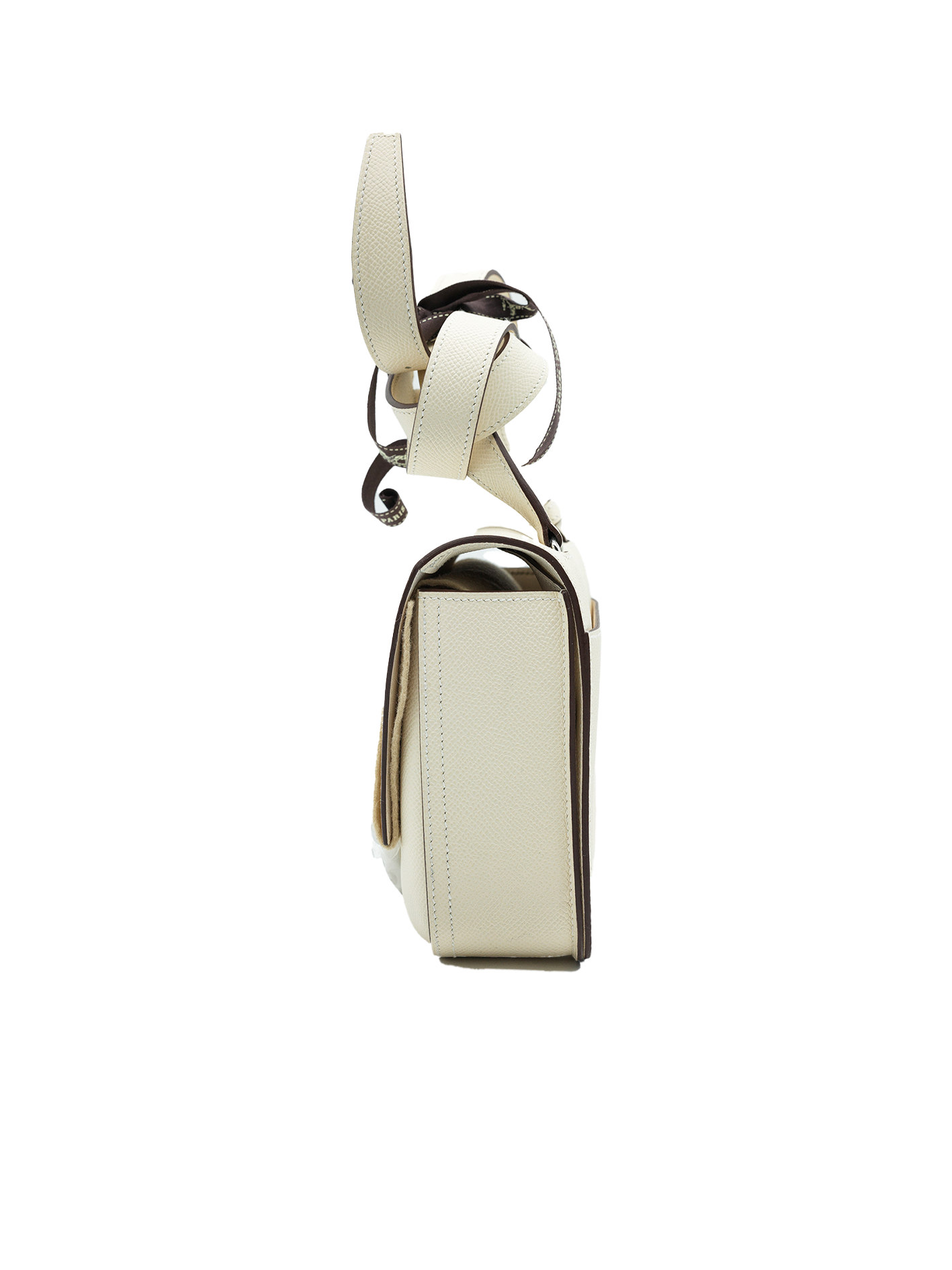 NEW HERMÈS DELLA CAVALLERIA MINI BAG EPSOM NATA PHW