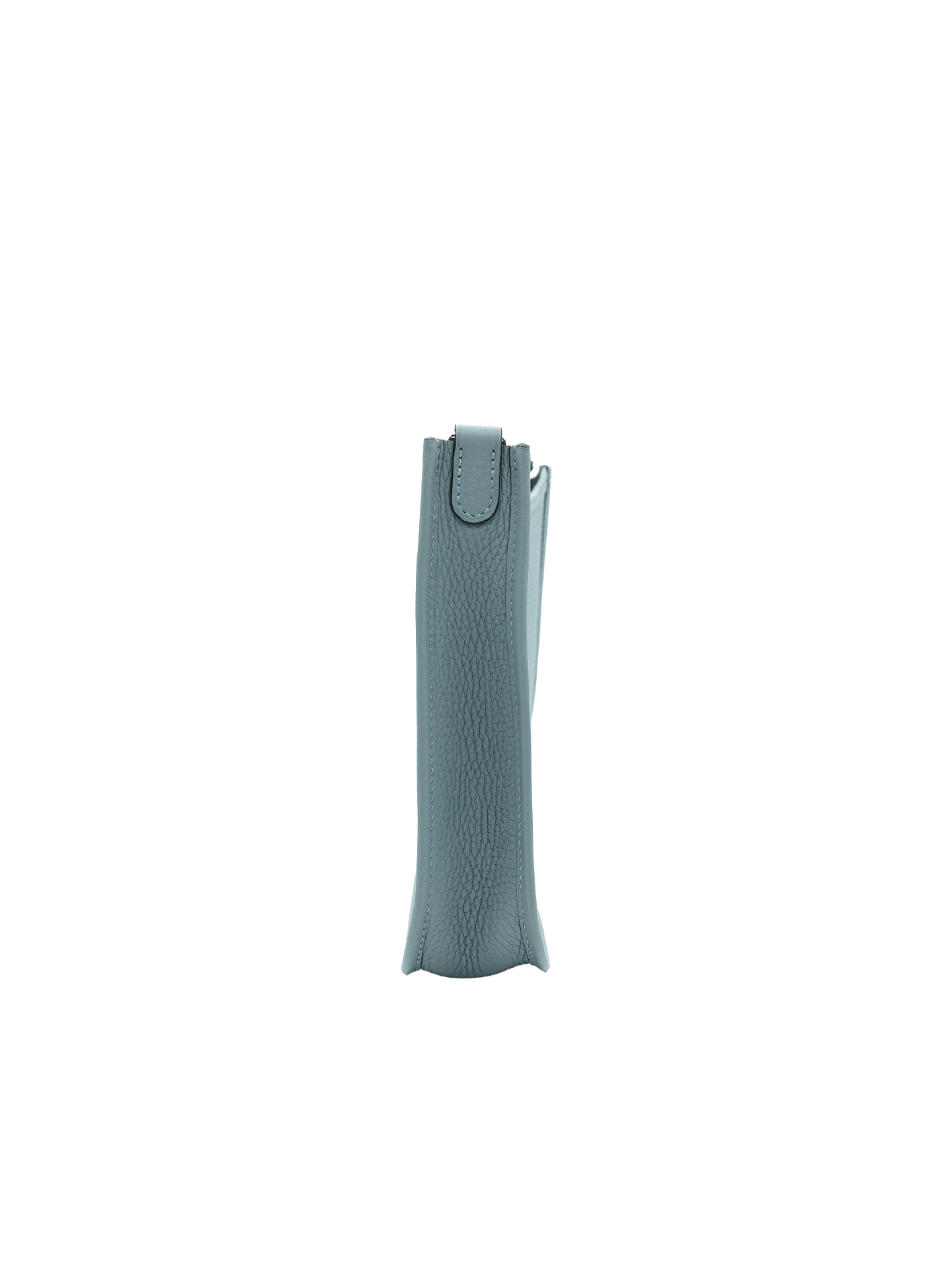 NEW HERMÈS MINI EVELYNE TAURILLON CLEMENCE GRIS PANTIN PHW