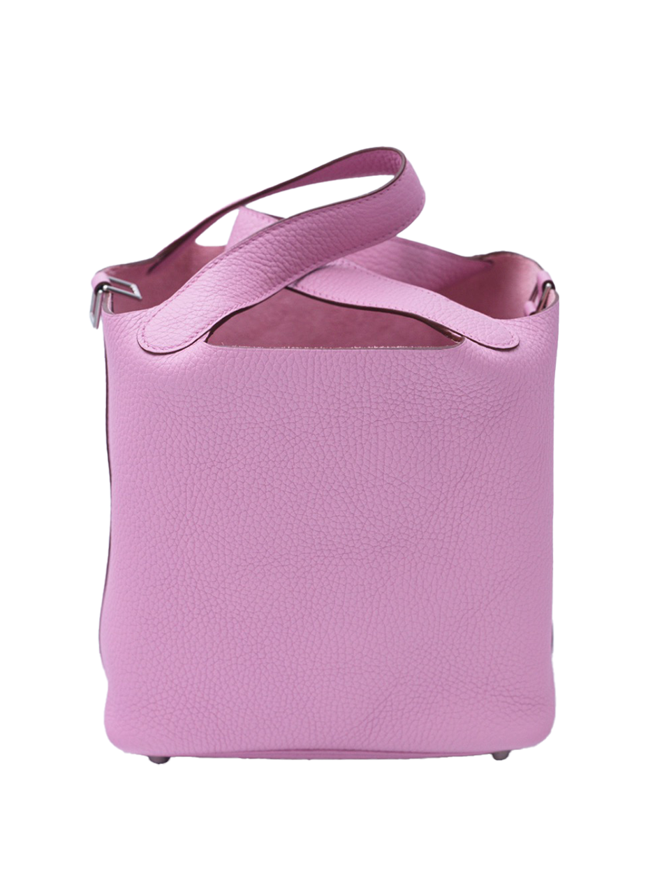 USED HERMES PICOTIN 18 TAURILLON CLEMENCE MAUVE SYLVESTRE PHW