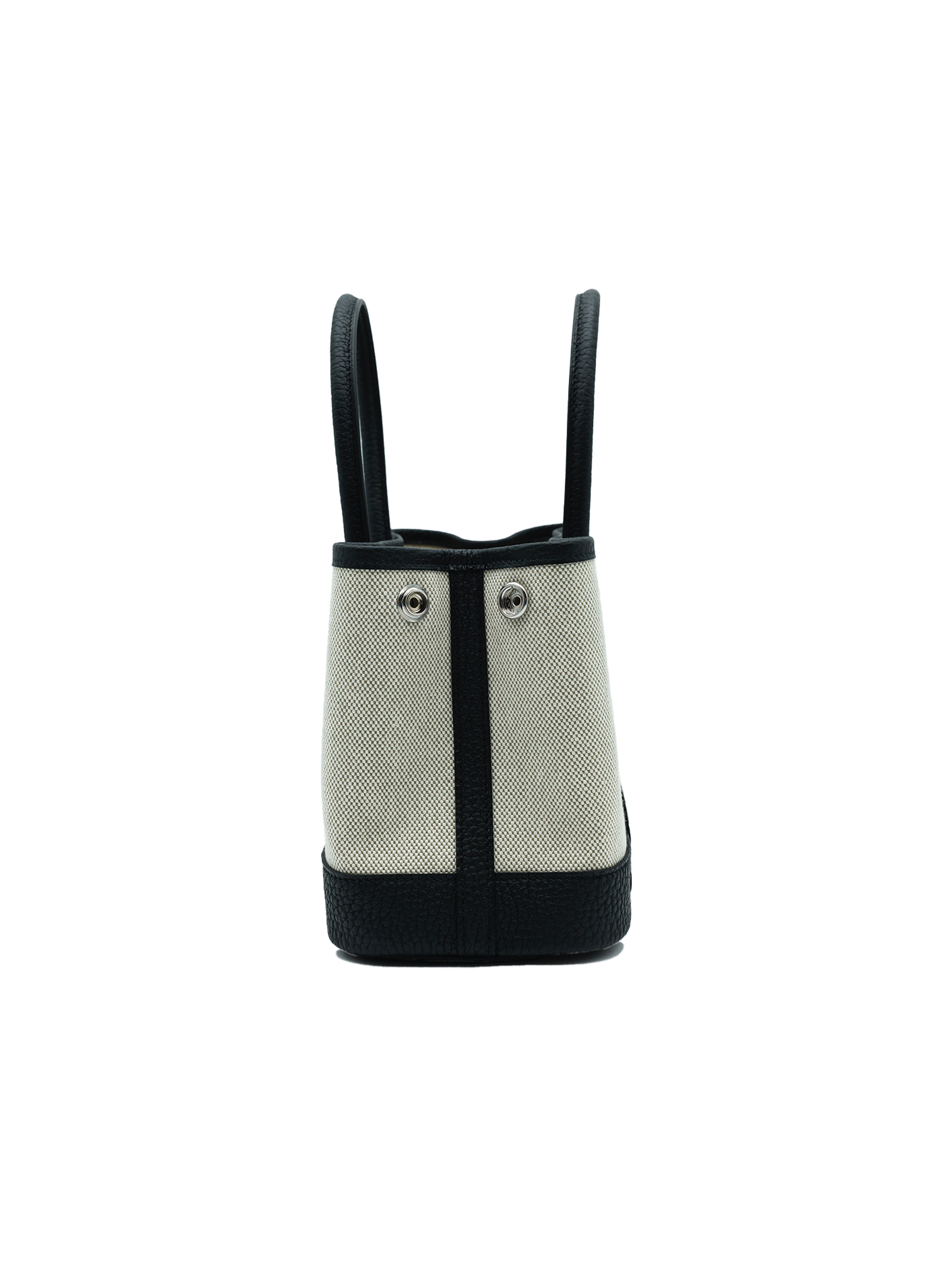 NEW HERMES MINI GARDEN PARTY TOILE/ NEGONDA BLACK PHW