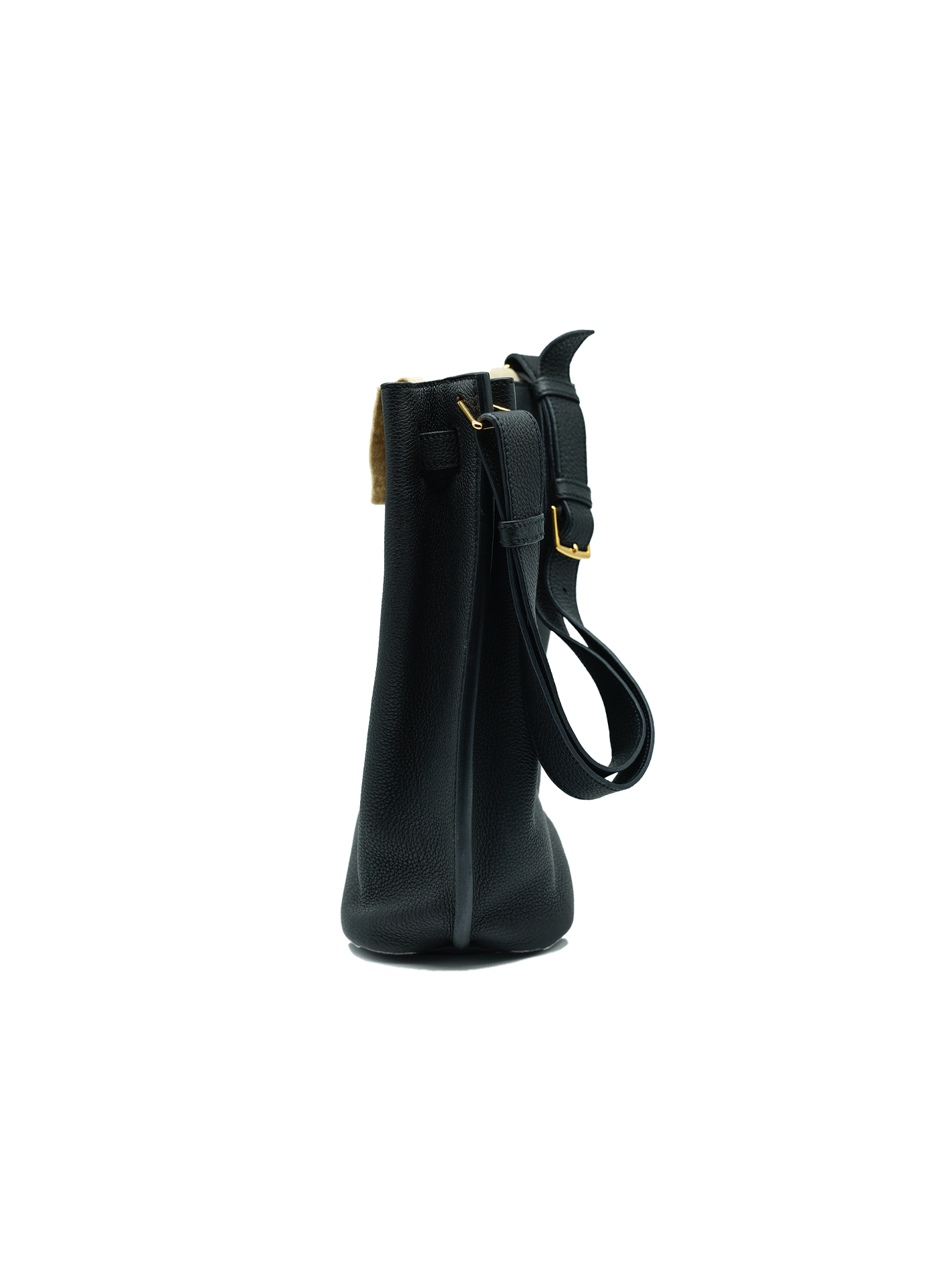 PRE-LOVED HERMÈS SO KELLY 22 TOGO BLACK GHW