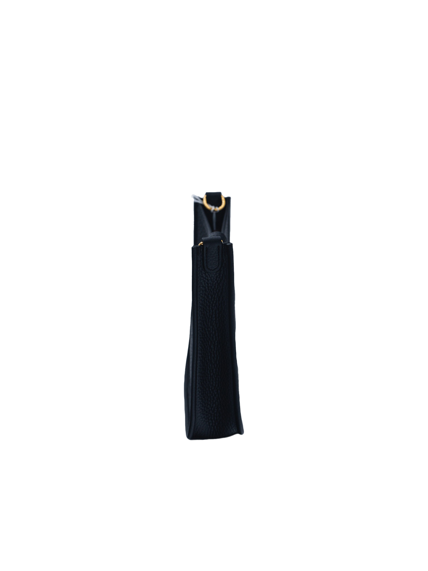 NEW HERMÈS MINI EVELYNE TAURILLON CLEMENCE BLACK GHW