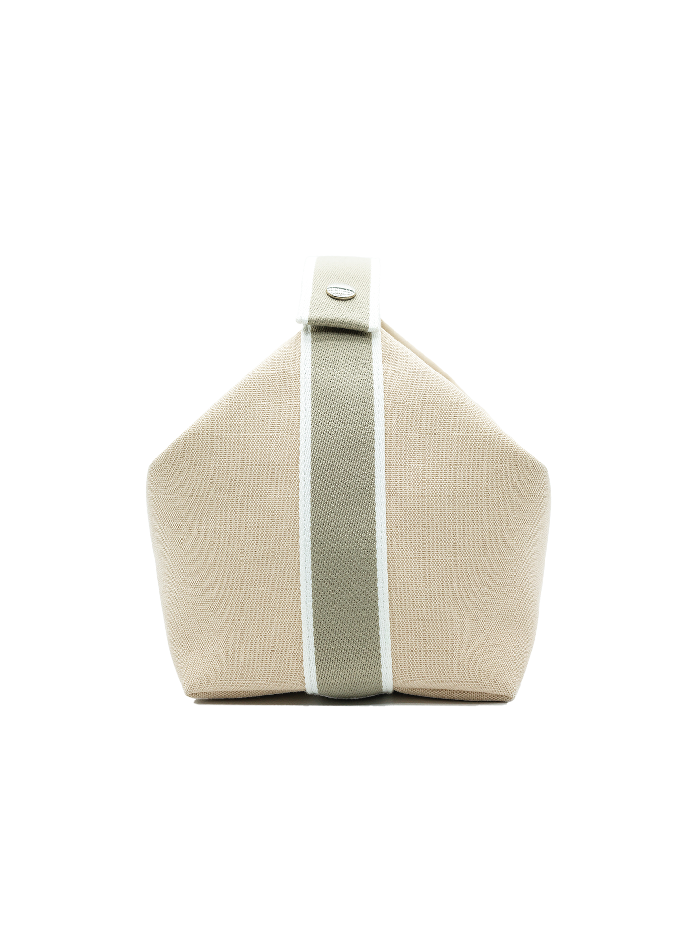 PRE-LOVED HERMÈS BRIDE-A-BRAC CASE LARGE MODEL TOILE BEIGE PHW