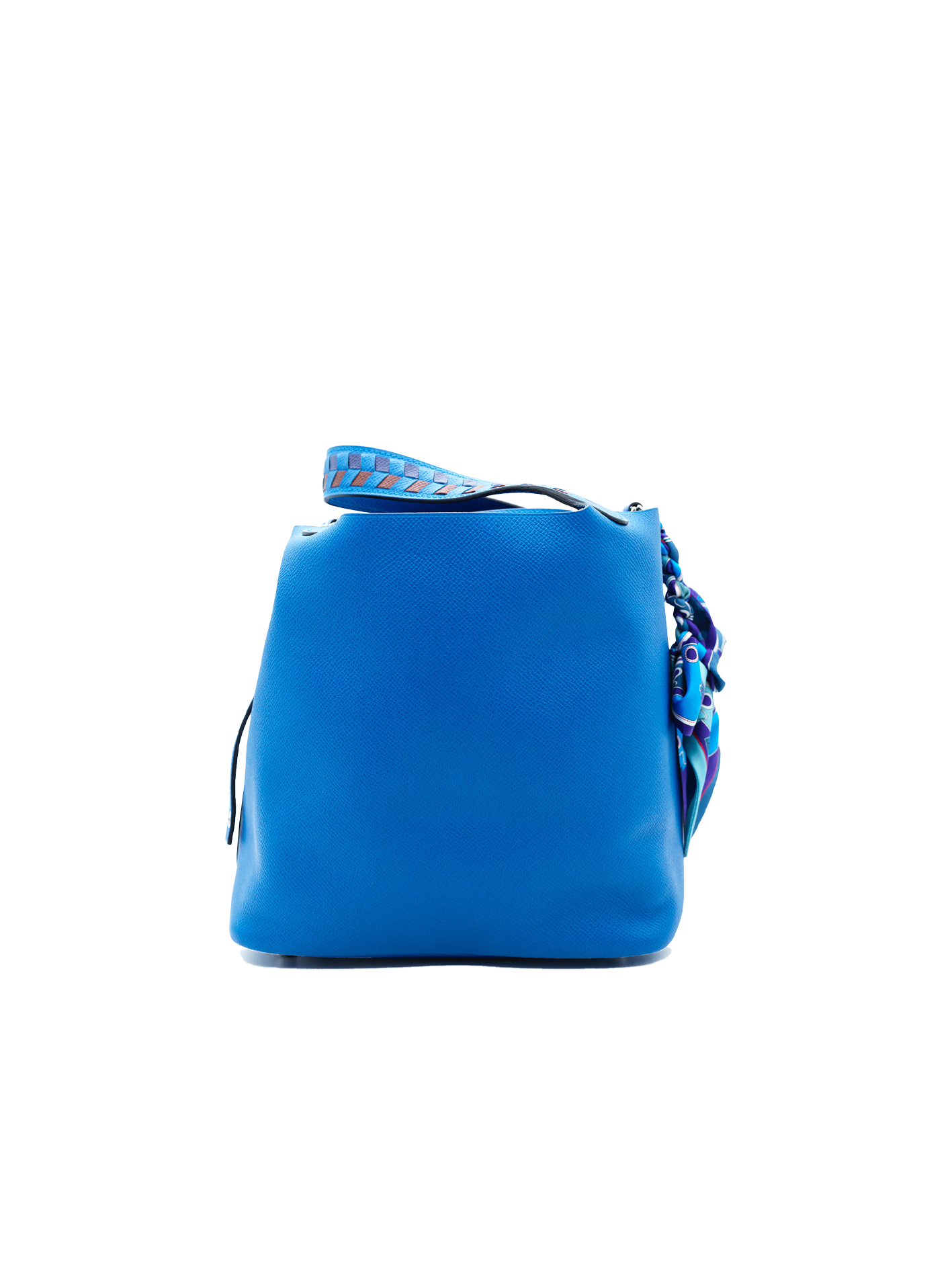 NEW HERMÈS PICOTIN 22 EPSOM BLEU ZELLIGE/ BLEU ENCRE/ ROUGE PHW