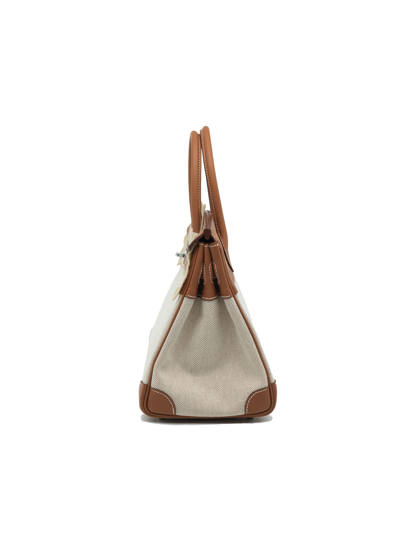 NEW HERMÈS BIRKIN 30 TOILE/ SWIFT GOLD PHW